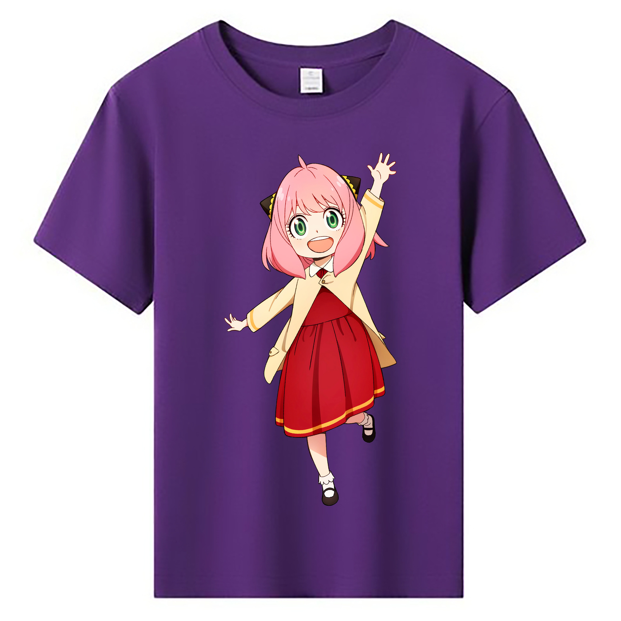 （画像用） SPY×FAMILY间谍家家酒 綿100％キッズTシャツ（フロントプリント）