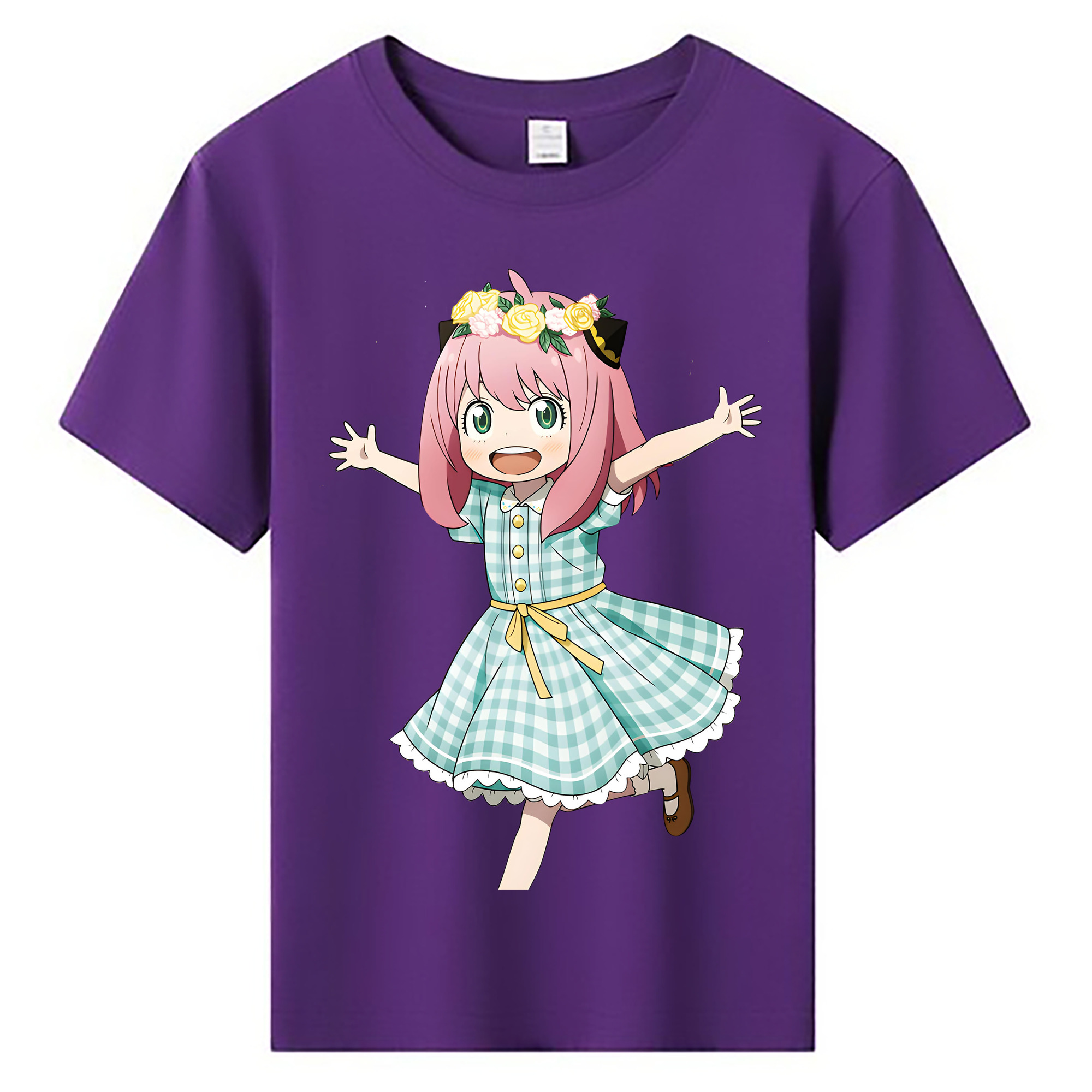 （画像用） SPY×FAMILY间谍家家酒 綿100％キッズTシャツ（フロントプリント）