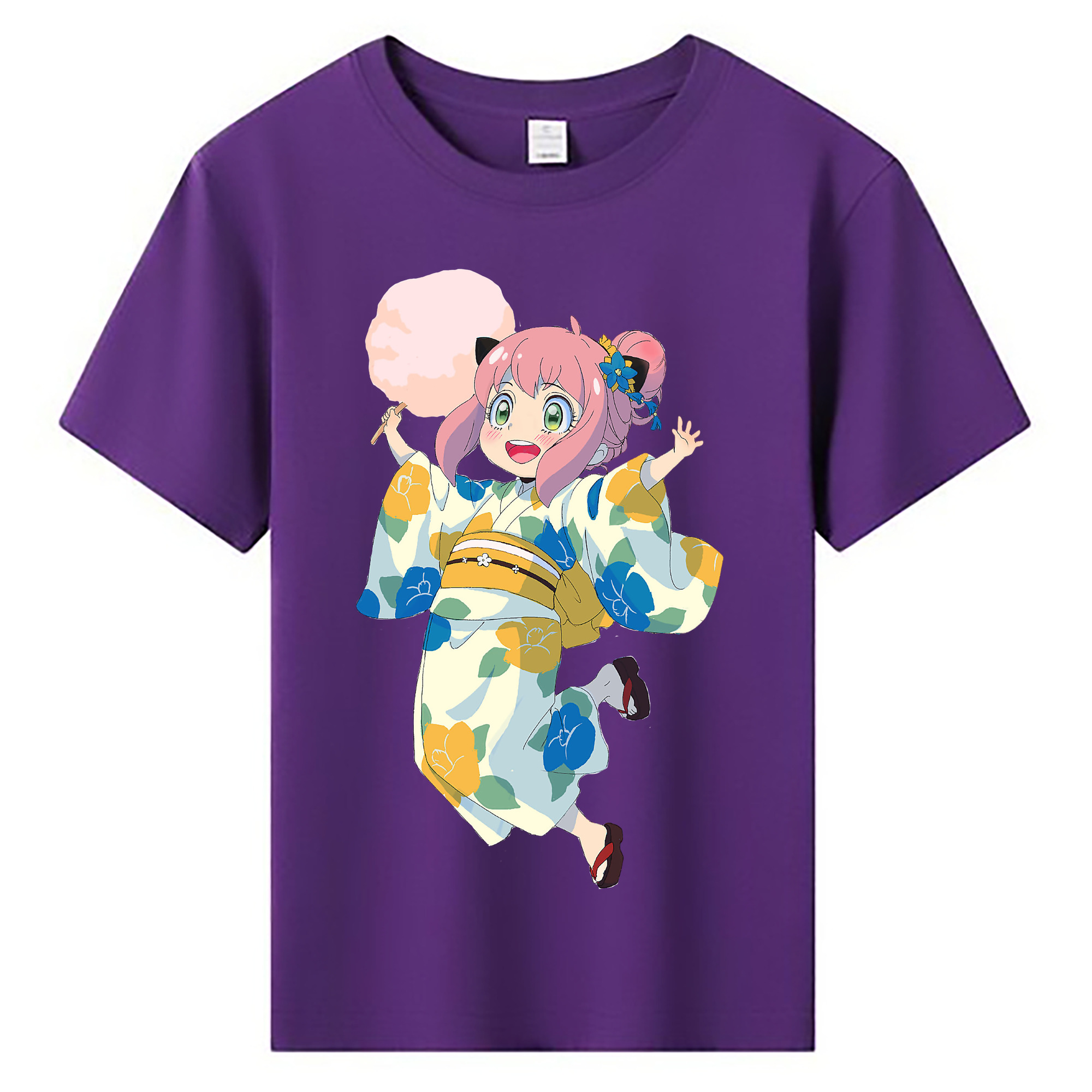 （画像用） SPY×FAMILY间谍家家酒 綿100％キッズTシャツ（フロントプリント）