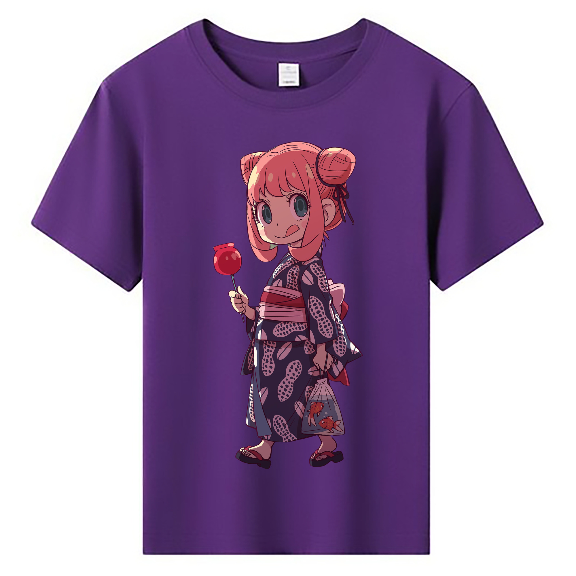 （画像用） SPY×FAMILY间谍家家酒 綿100％キッズTシャツ（フロントプリント）