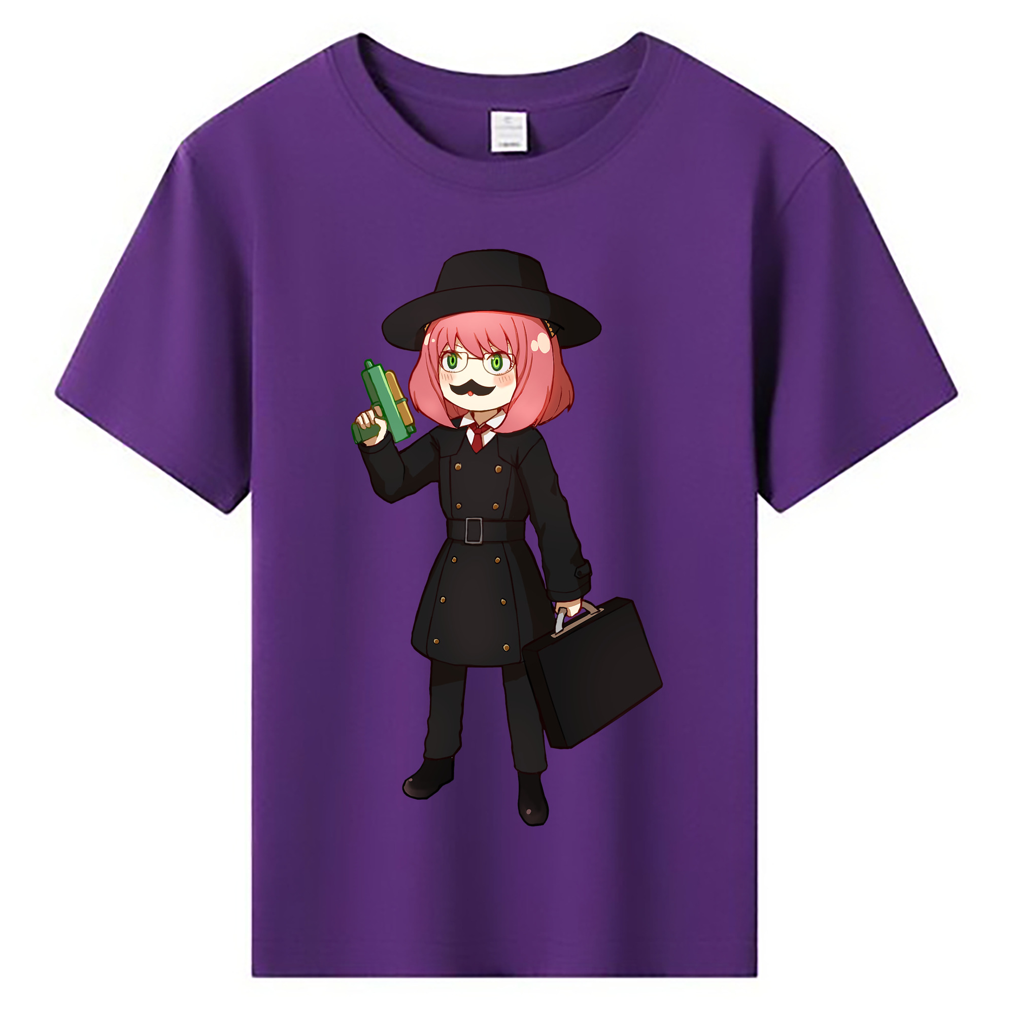 （画像用） SPY×FAMILY间谍家家酒 綿100％キッズTシャツ（フロントプリント）