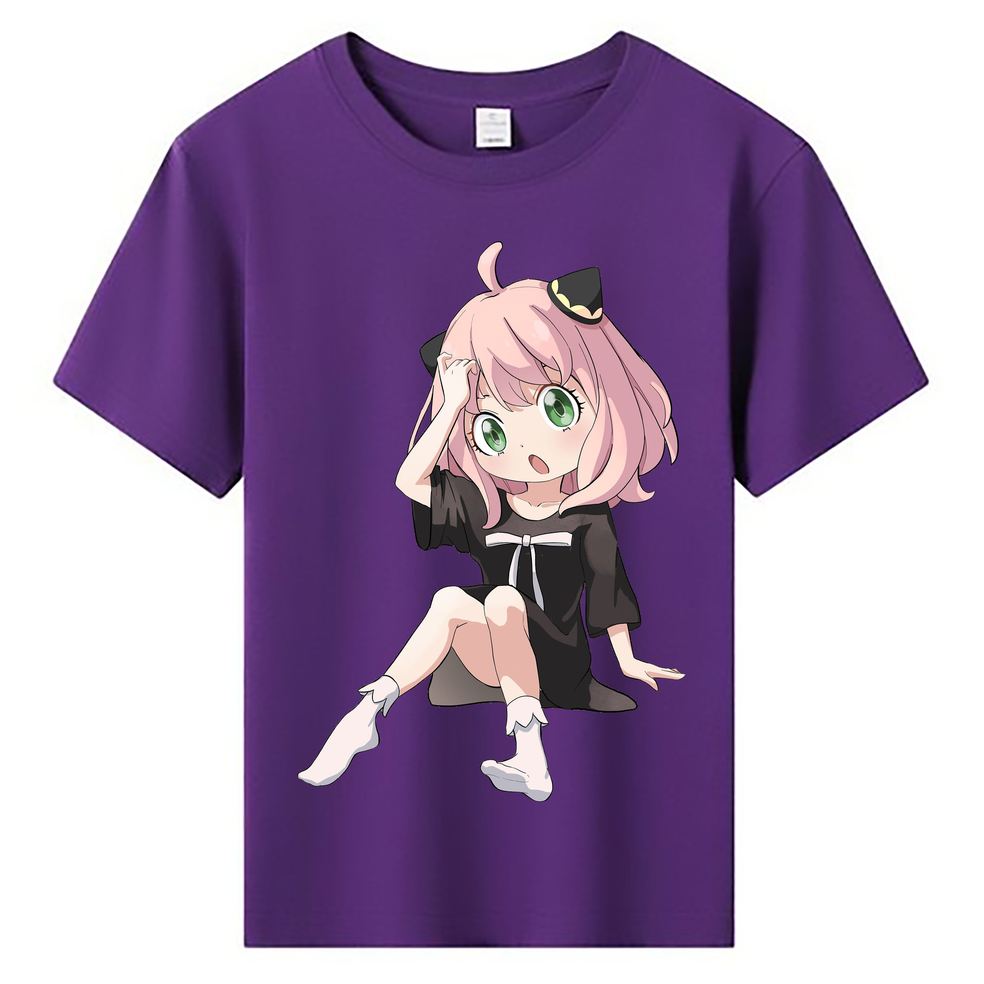 （画像用） SPY×FAMILY间谍家家酒 綿100％キッズTシャツ（フロントプリント）