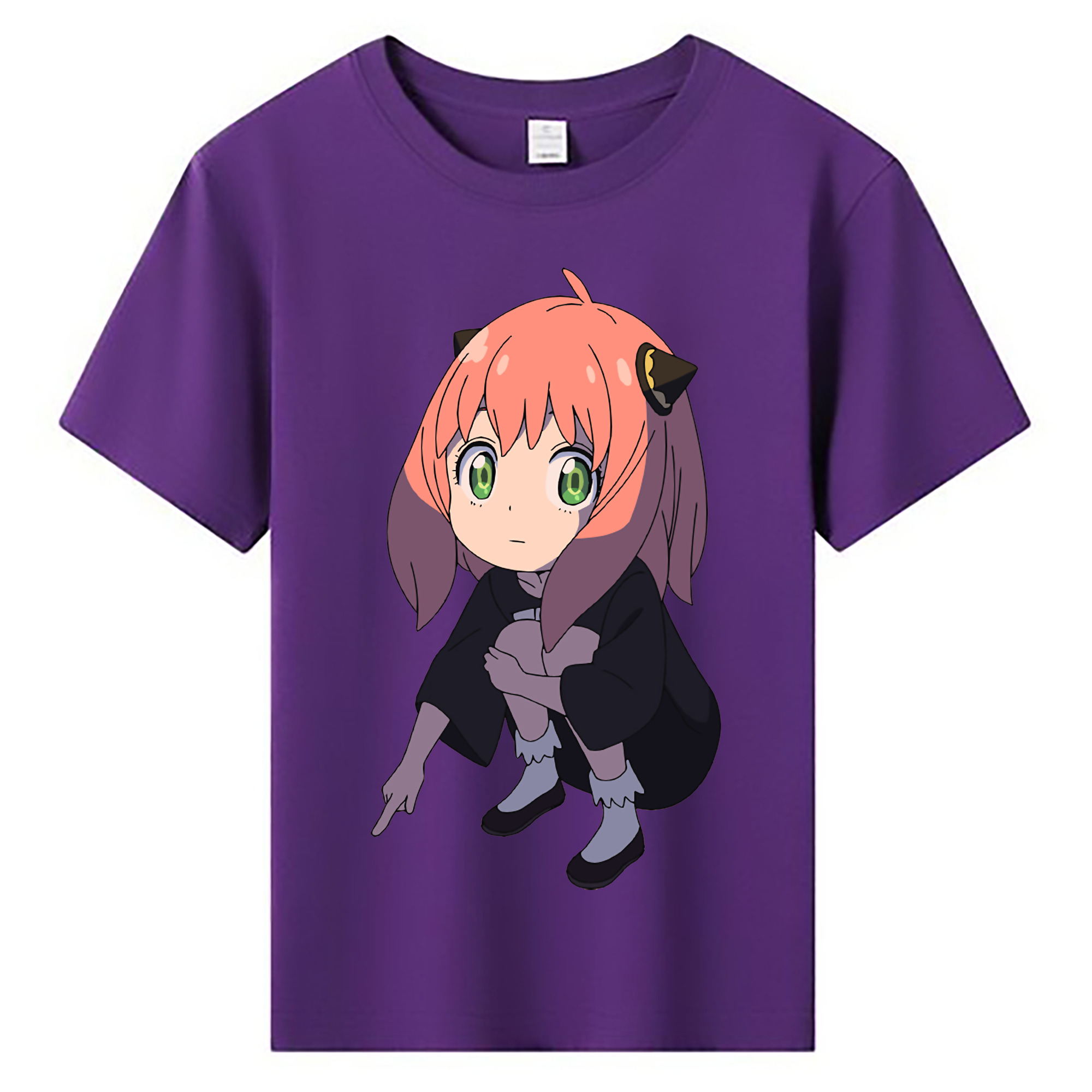 （画像用） SPY×FAMILY间谍家家酒 綿100％キッズTシャツ（フロントプリント）