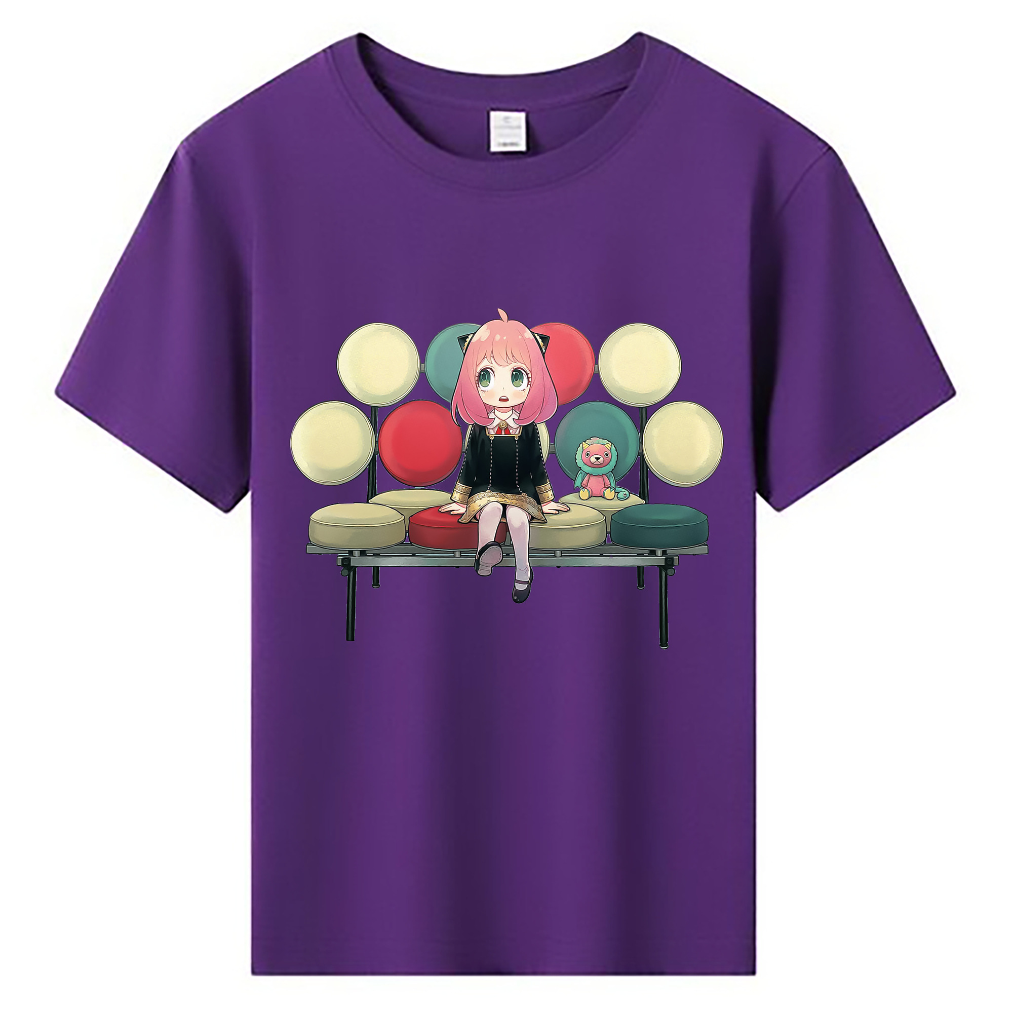 （画像用） SPY×FAMILY间谍家家酒 綿100％キッズTシャツ（フロントプリント）