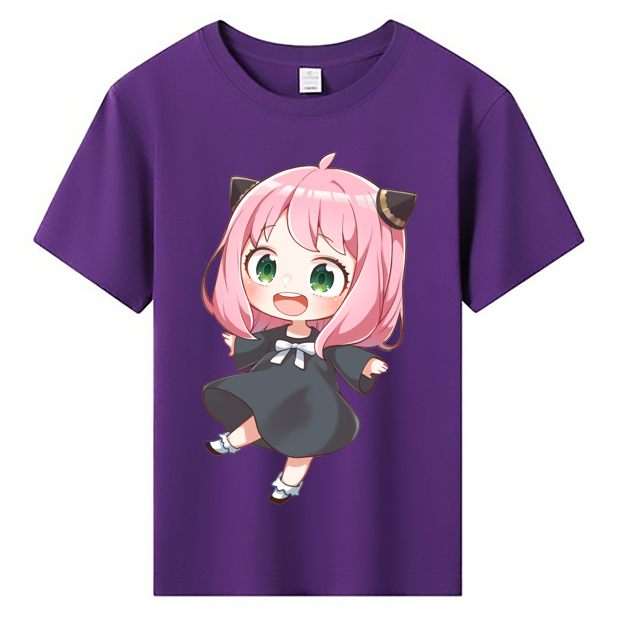 （画像用） SPY×FAMILY间谍家家酒 綿100％キッズTシャツ（フロントプリント）