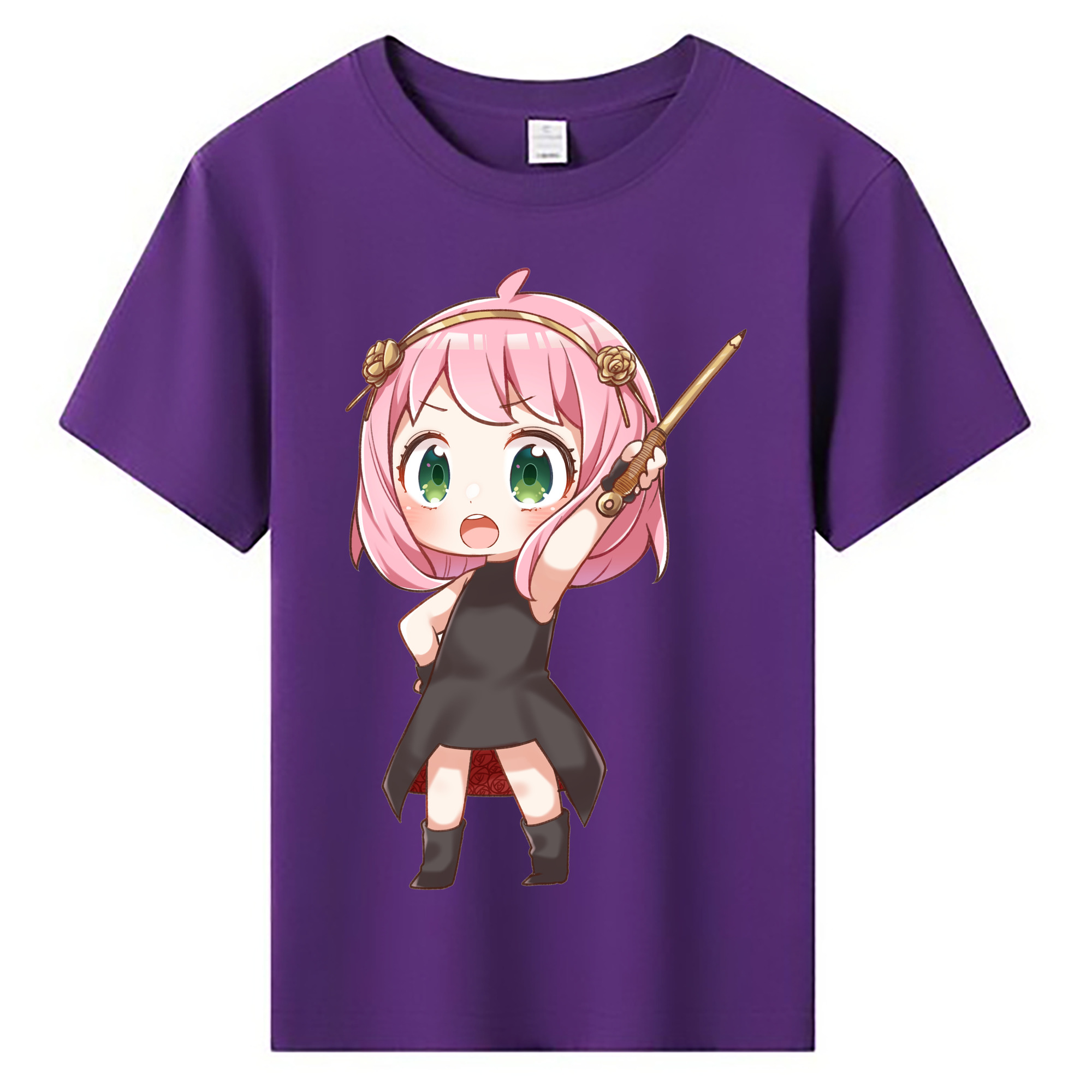 （画像用） SPY×FAMILY间谍家家酒 綿100％キッズTシャツ（フロントプリント）