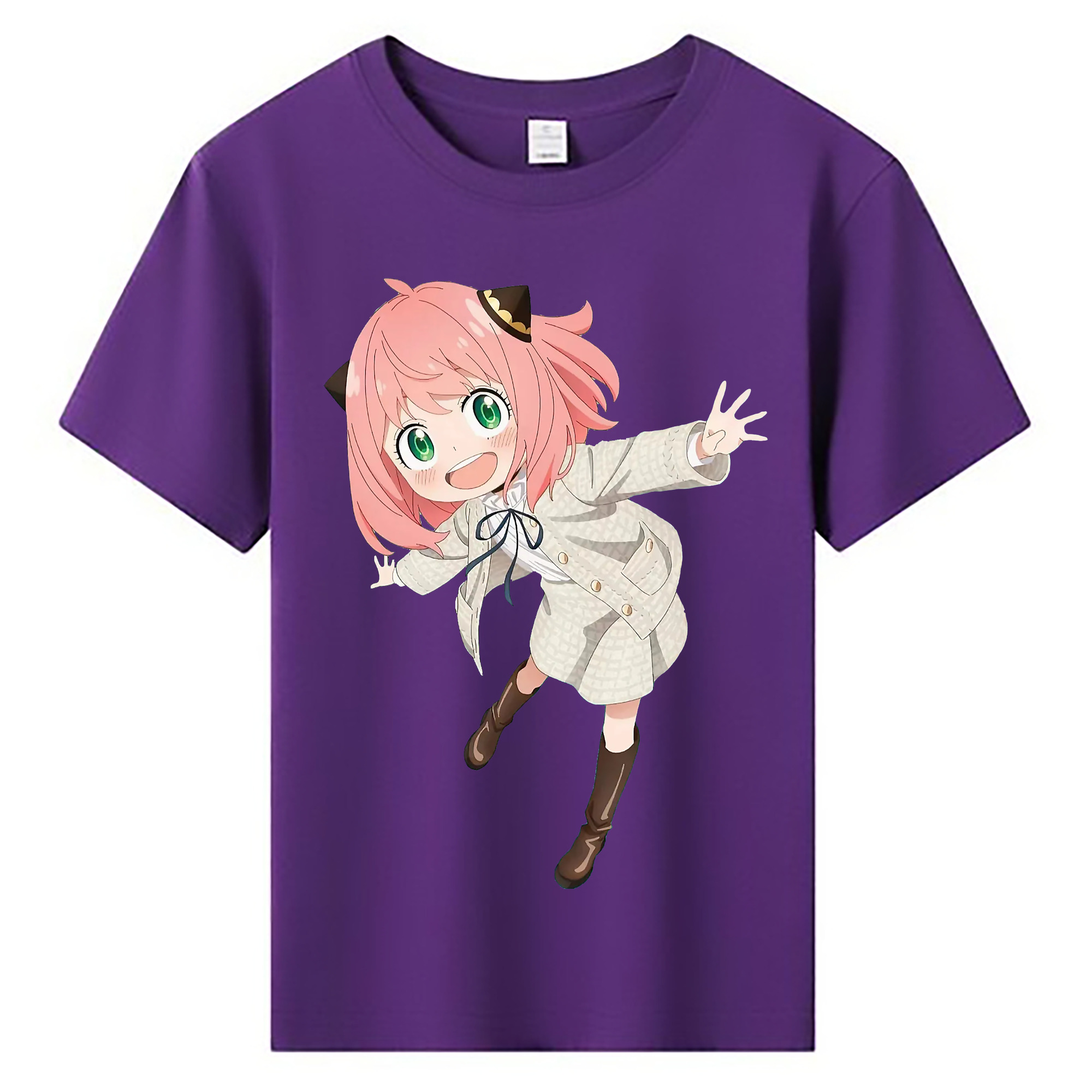 （画像用） SPY×FAMILY间谍家家酒 綿100％キッズTシャツ（フロントプリント）