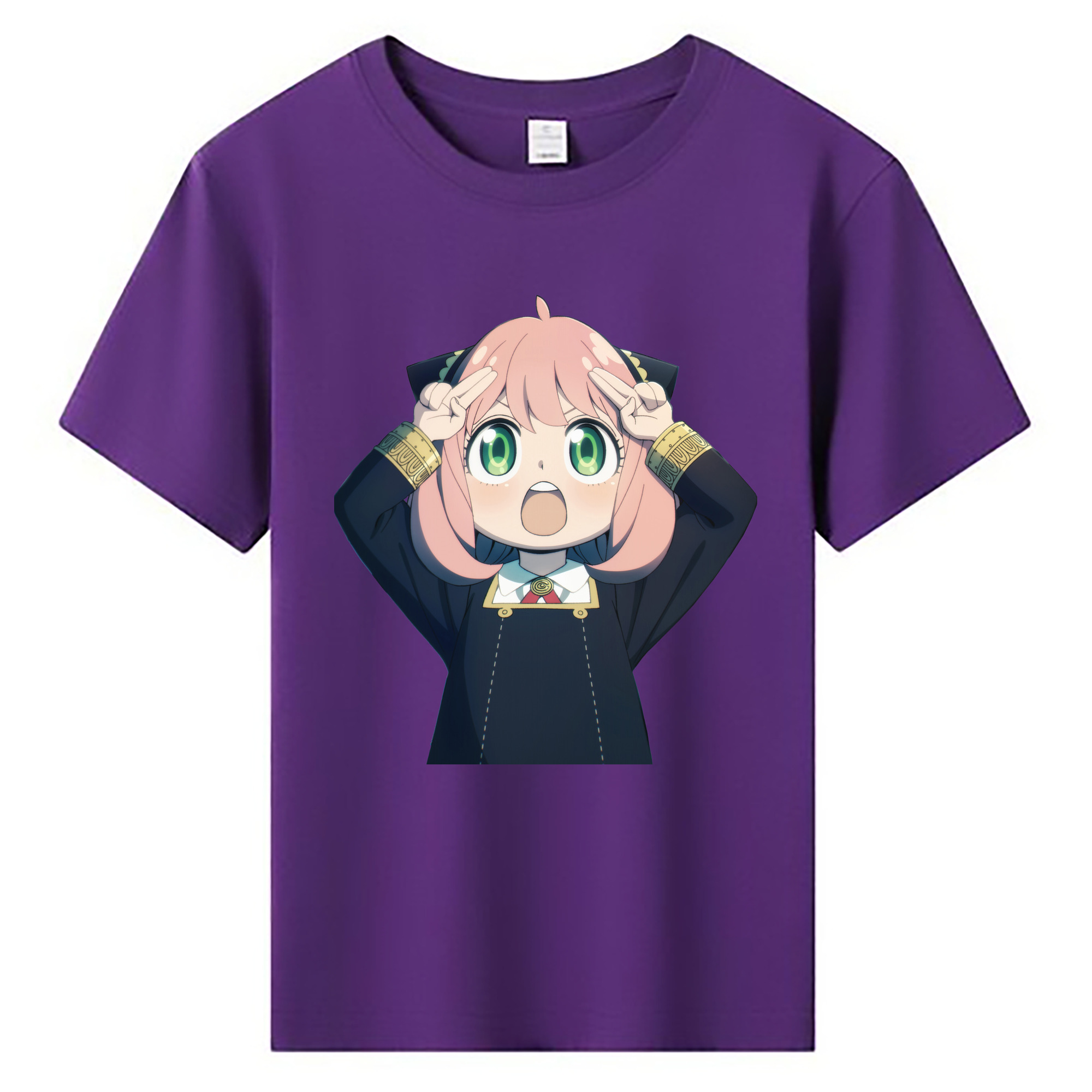 （画像用） SPY×FAMILY间谍家家酒 綿100％キッズTシャツ（フロントプリント）