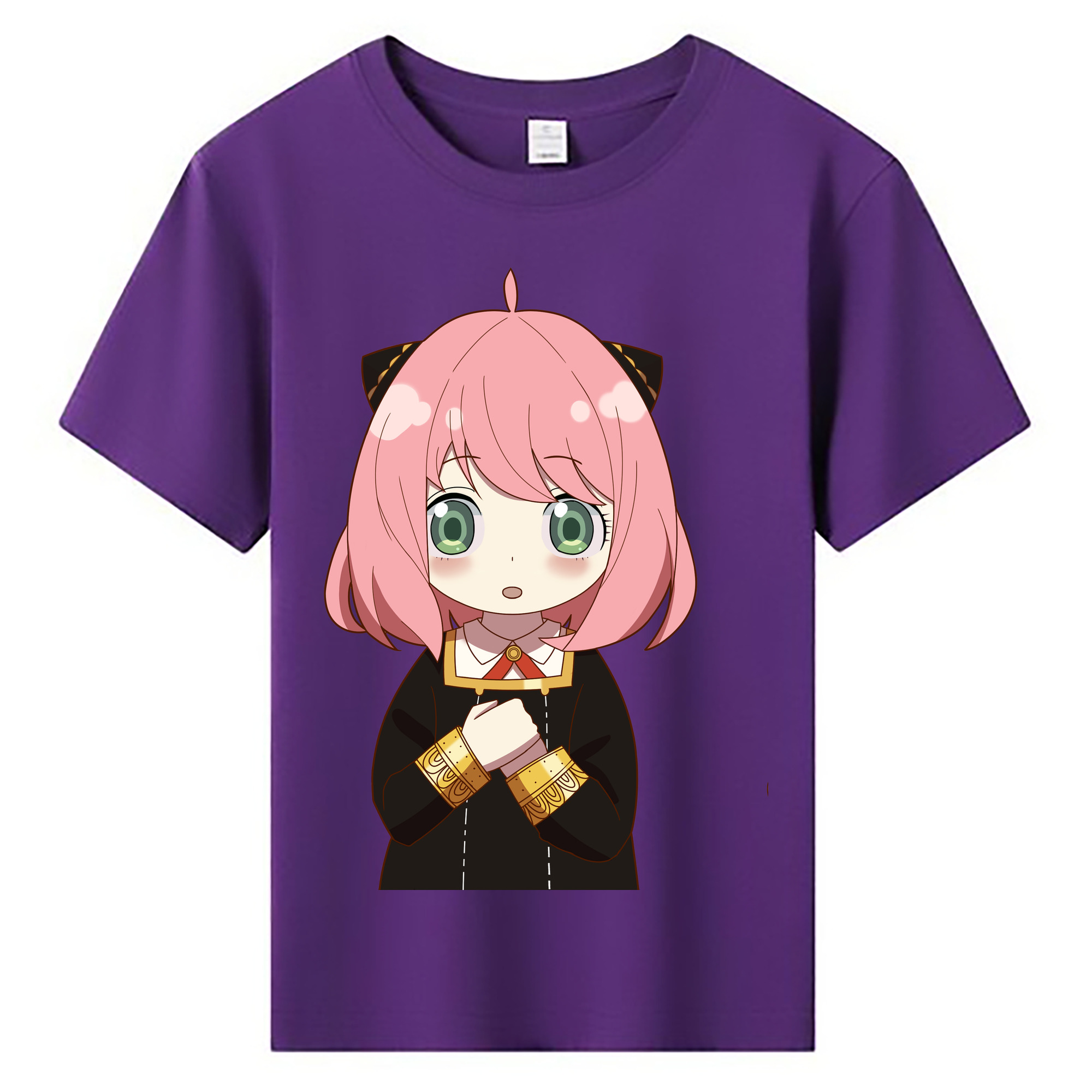 （画像用） SPY×FAMILY间谍家家酒 綿100％キッズTシャツ（フロントプリント）