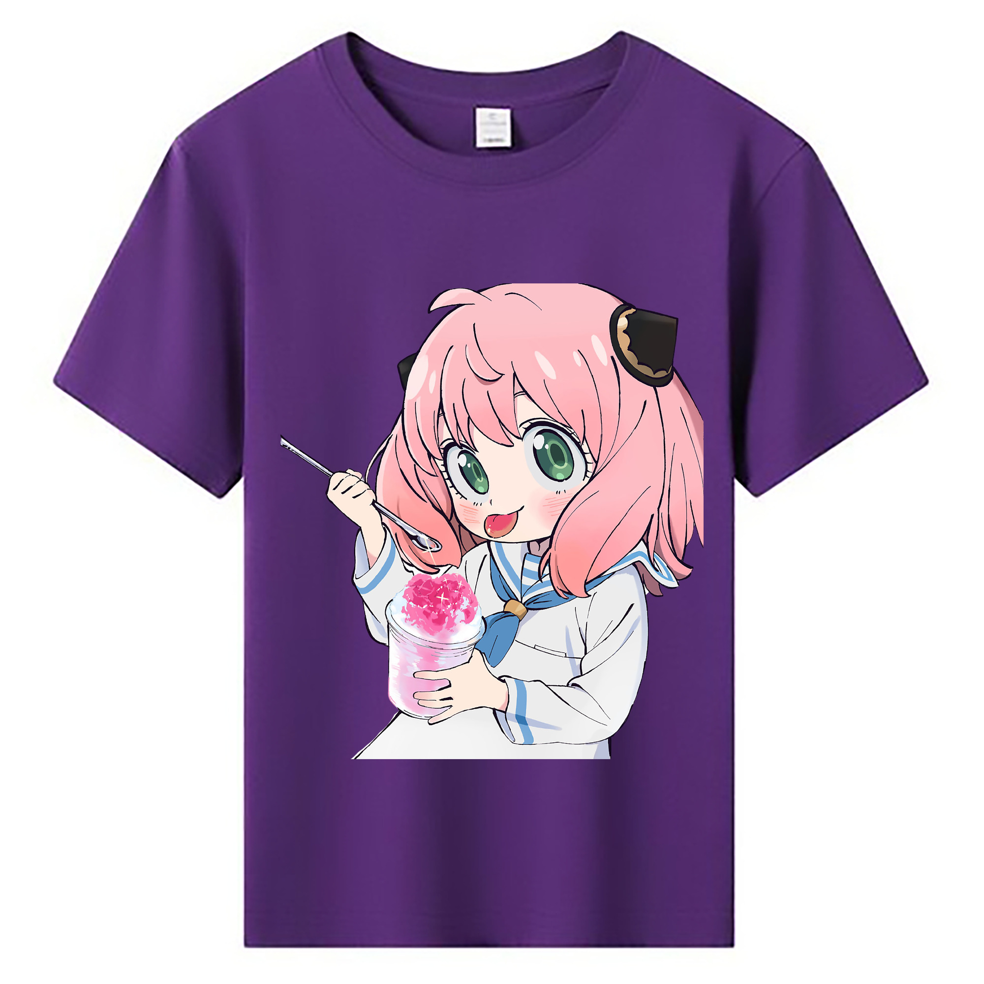 （画像用） SPY×FAMILY间谍家家酒 綿100％キッズTシャツ（フロントプリント）