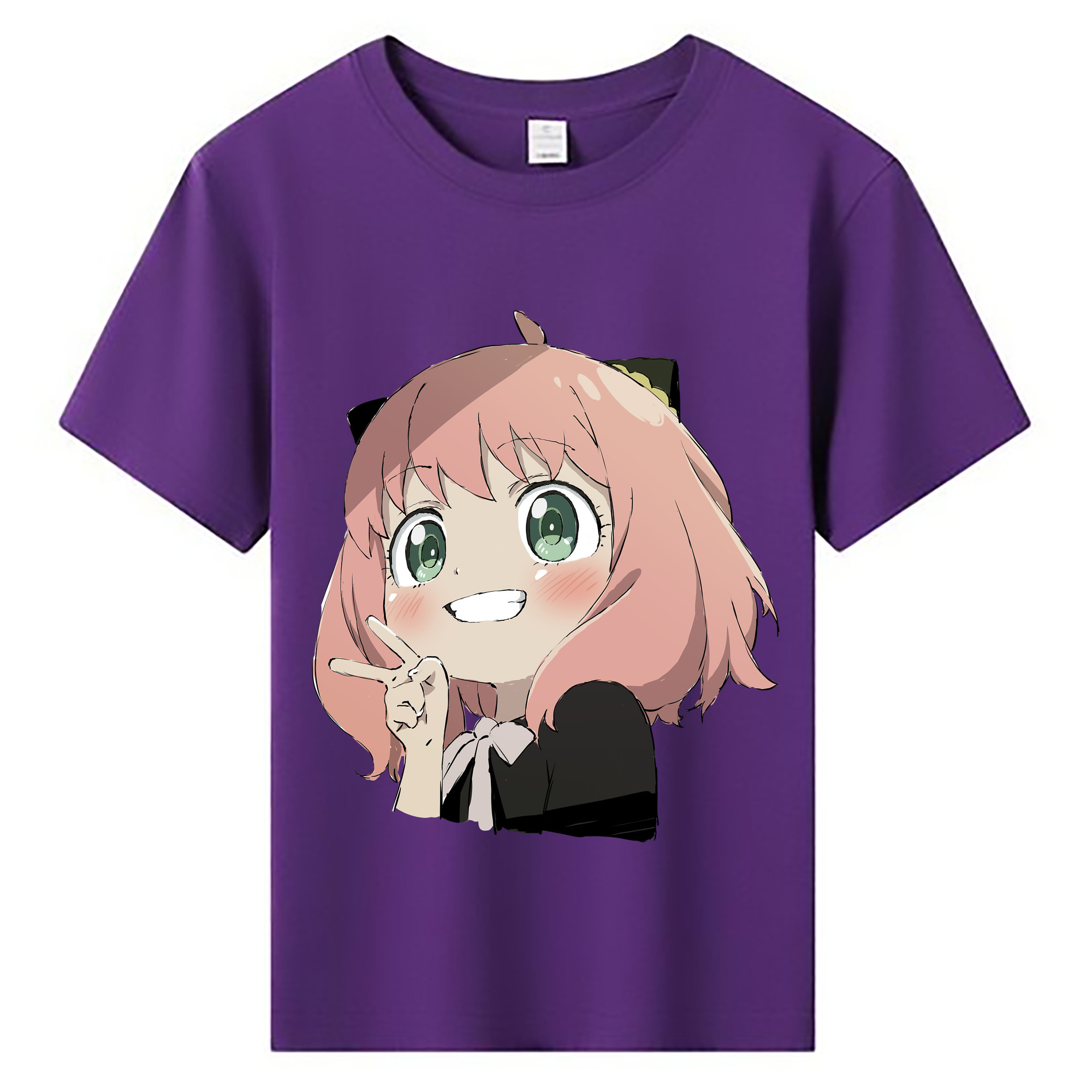 （画像用） SPY×FAMILY间谍家家酒 綿100％キッズTシャツ（フロントプリント）