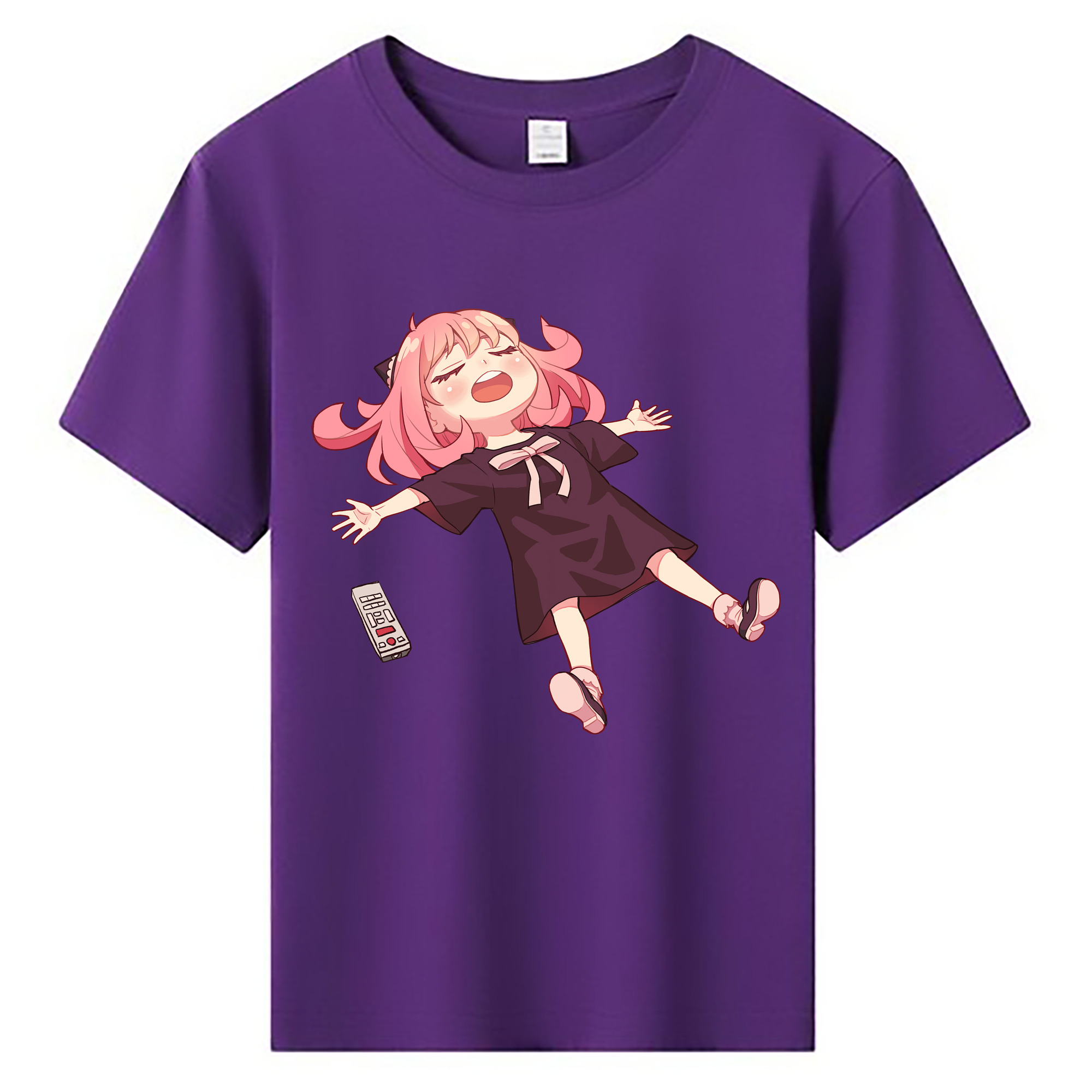 （画像用） SPY×FAMILY间谍家家酒 綿100％キッズTシャツ（フロントプリント）