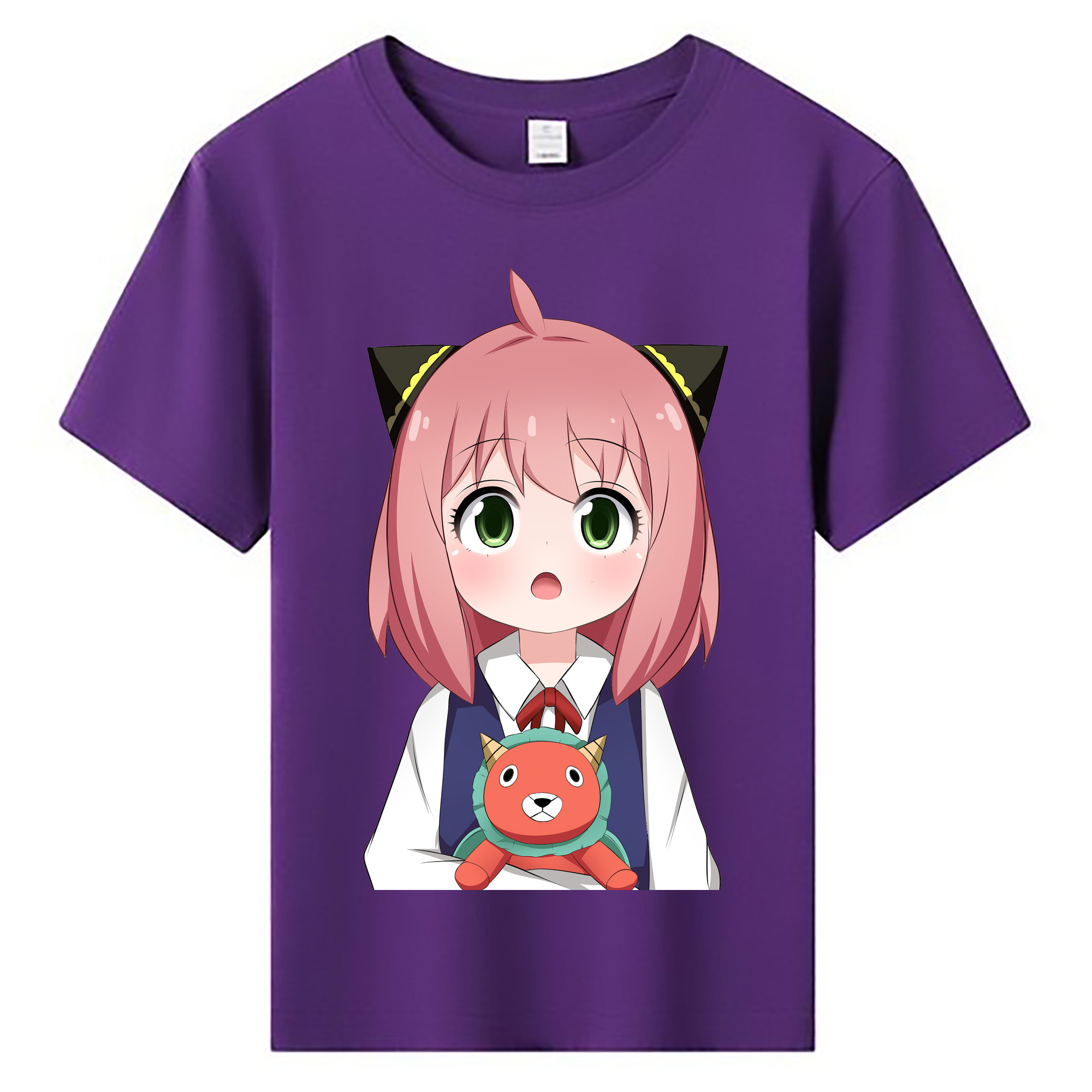 （画像用） SPY×FAMILY间谍家家酒 綿100％キッズTシャツ（フロントプリント）