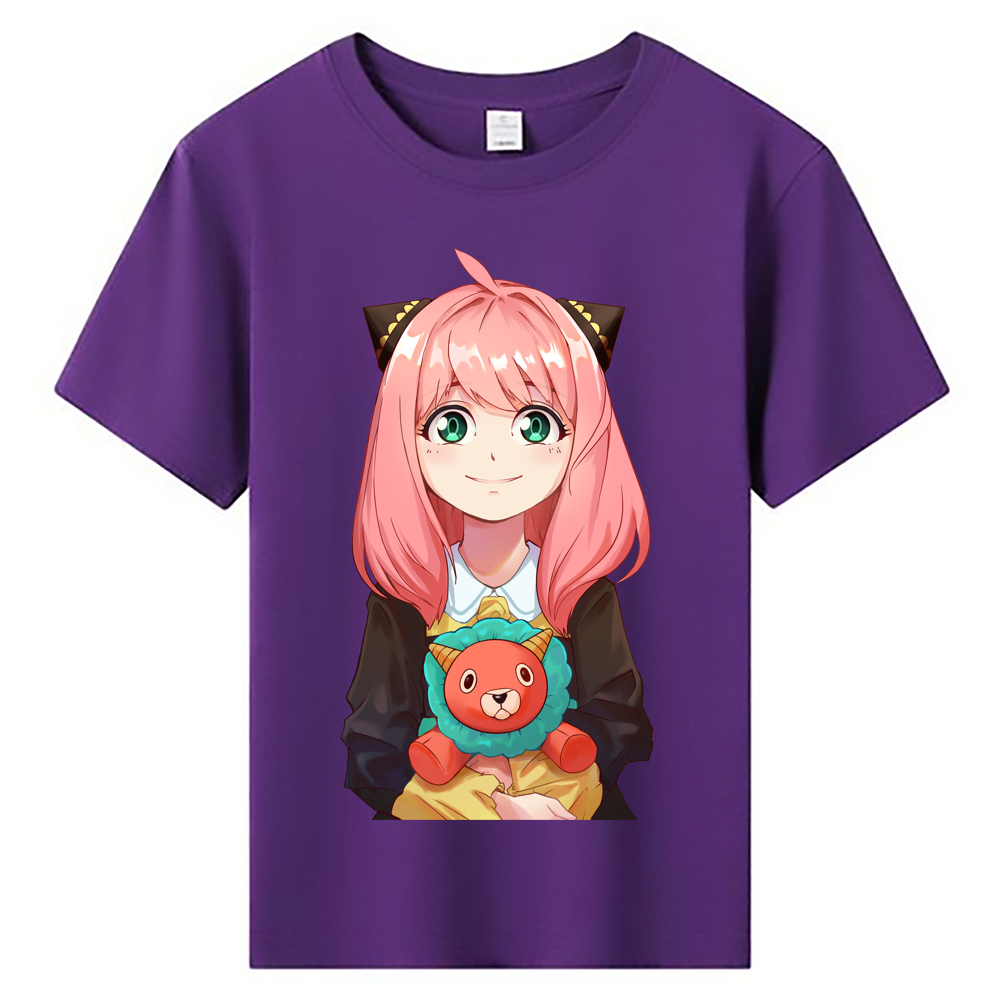 （画像用） SPY×FAMILY间谍家家酒 綿100％キッズTシャツ（フロントプリント）