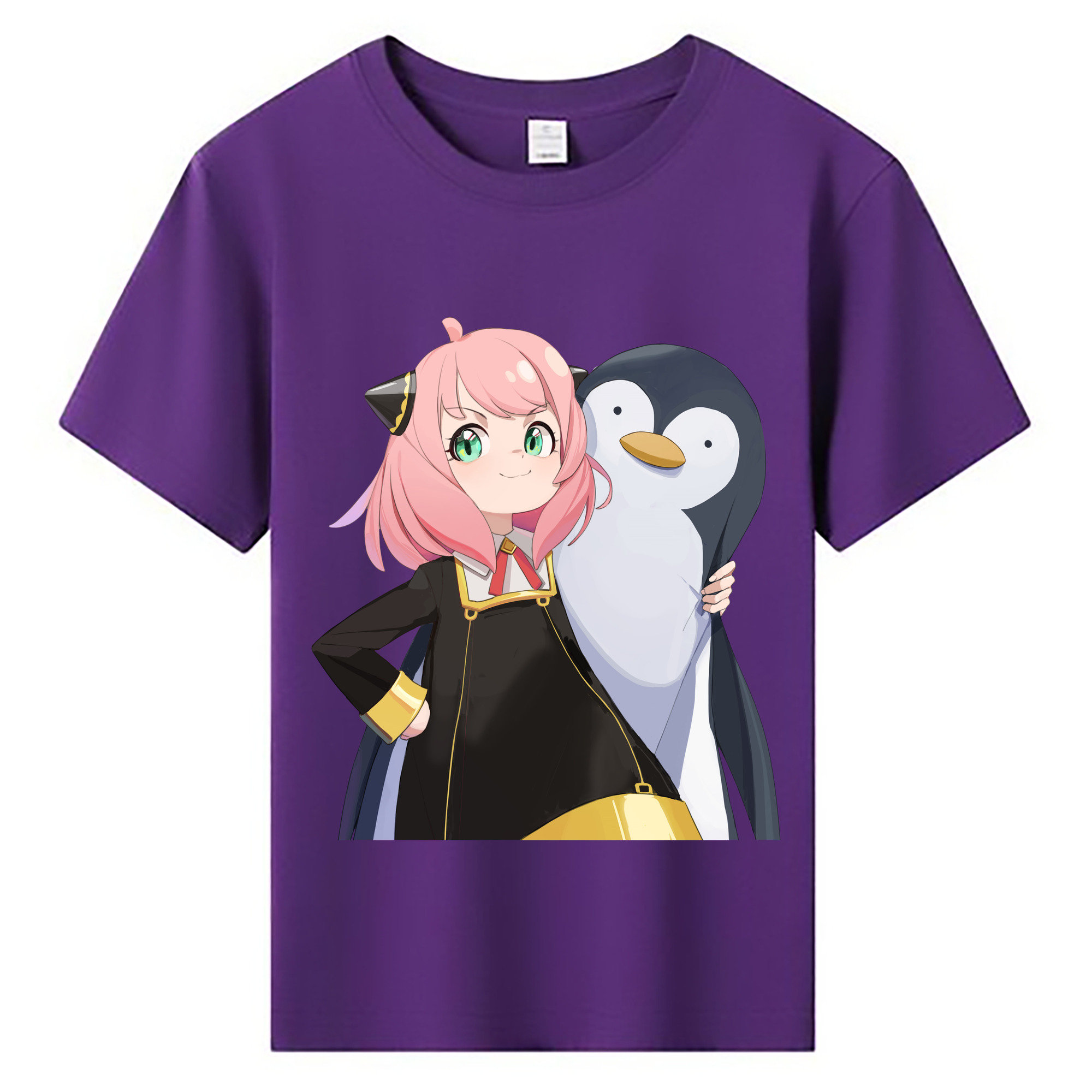 （画像用） SPY×FAMILY间谍家家酒 綿100％キッズTシャツ（フロントプリント）