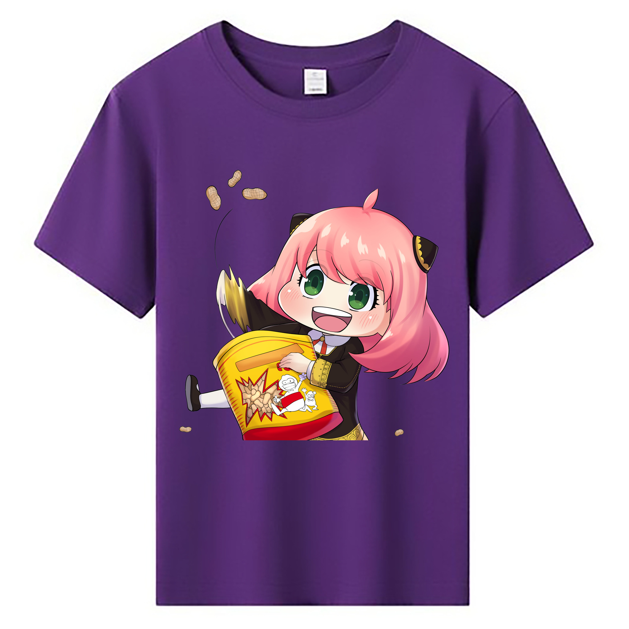 （画像用） SPY×FAMILY间谍家家酒 綿100％キッズTシャツ（フロントプリント）