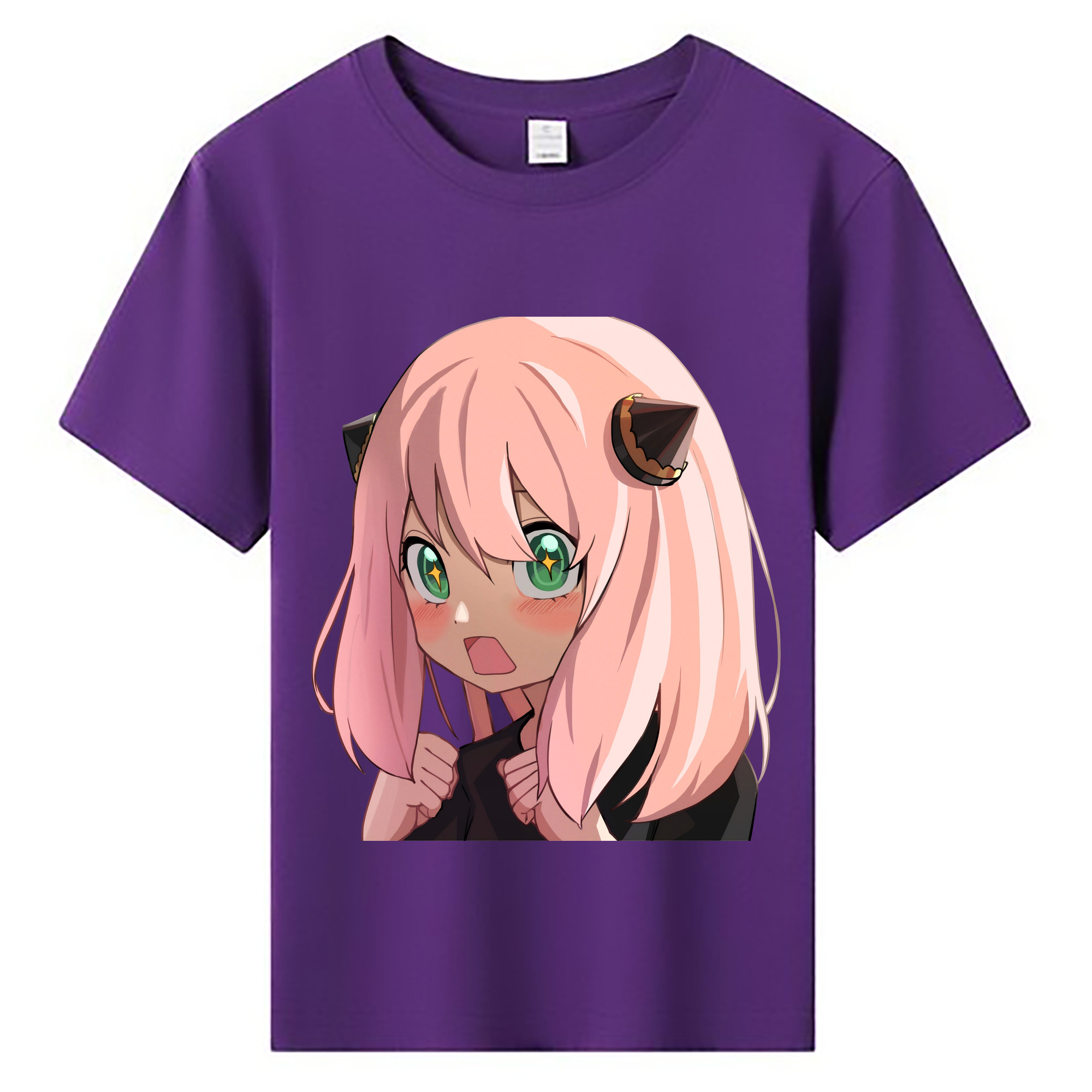（画像用） SPY×FAMILY间谍家家酒 綿100％キッズTシャツ（フロントプリント）