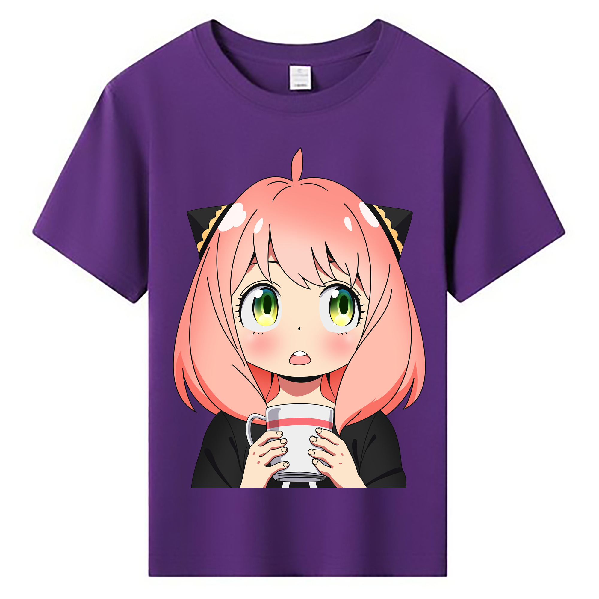 （画像用） SPY×FAMILY间谍家家酒 綿100％キッズTシャツ（フロントプリント）