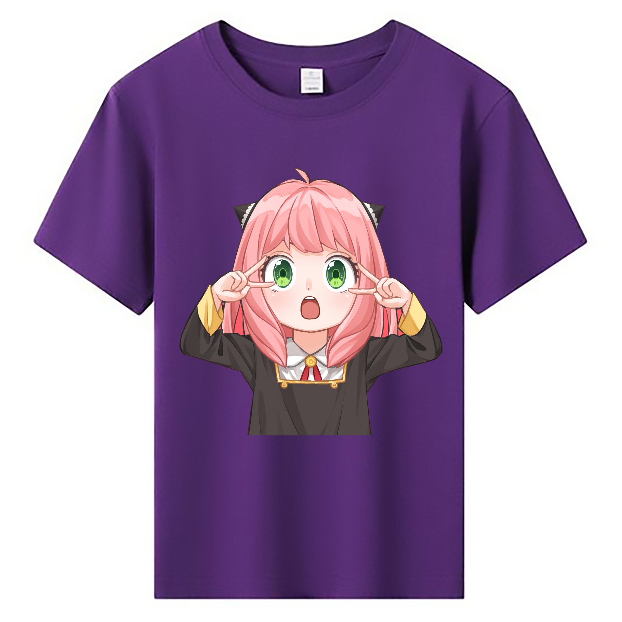 （画像用） SPY×FAMILY间谍家家酒 綿100％キッズTシャツ（フロントプリント）