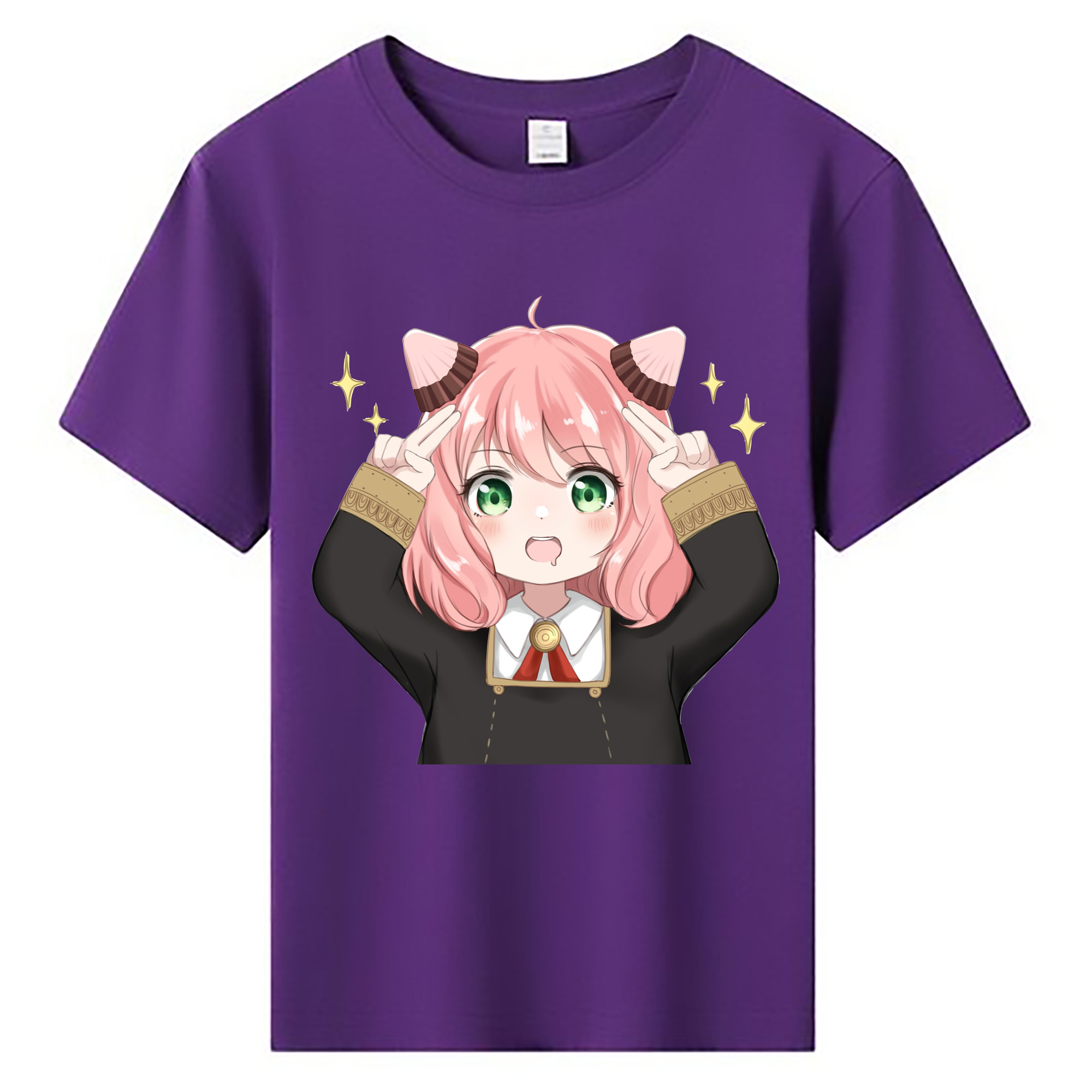 （画像用） SPY×FAMILY间谍家家酒 綿100％キッズTシャツ（フロントプリント）