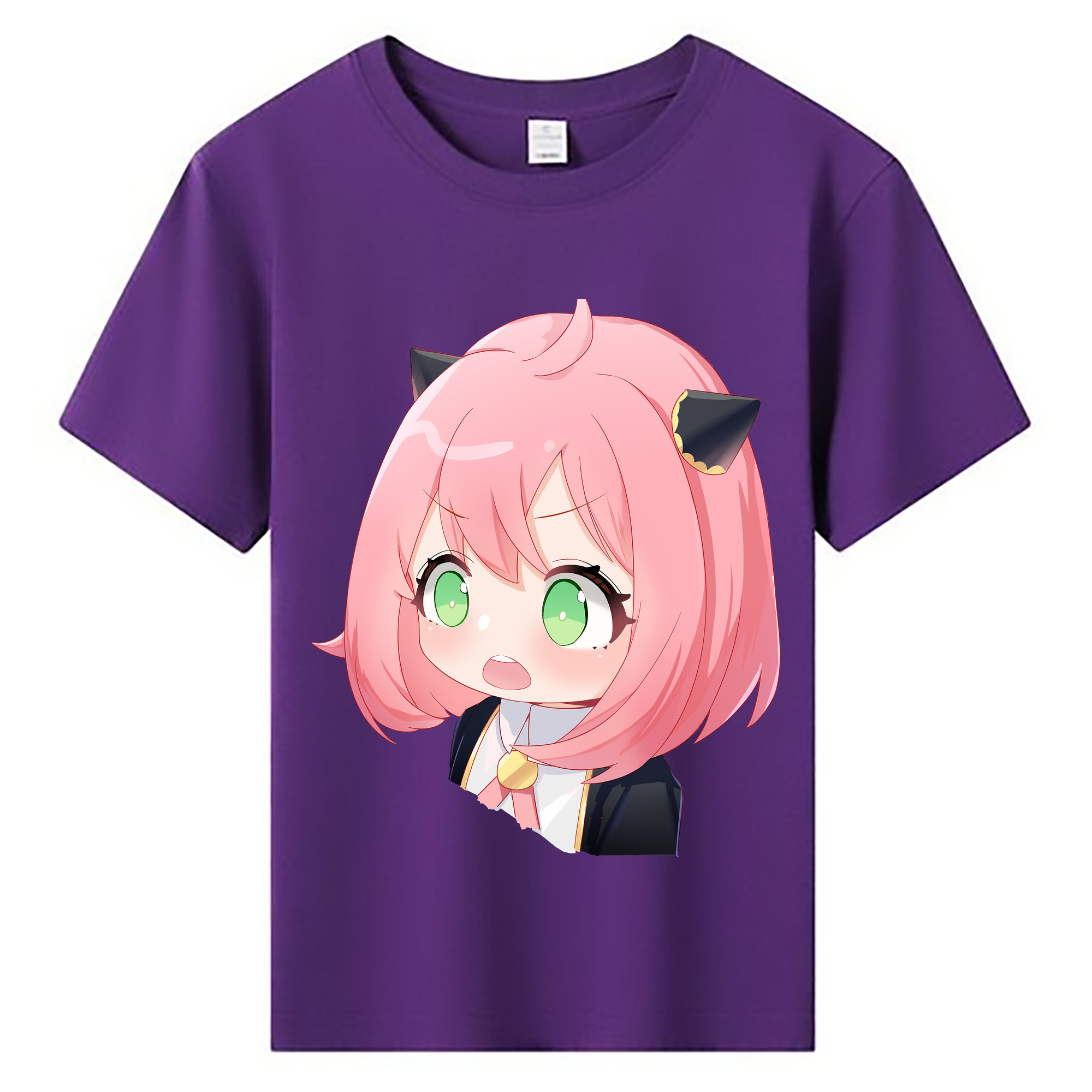 （画像用） SPY×FAMILY间谍家家酒 綿100％キッズTシャツ（フロントプリント）