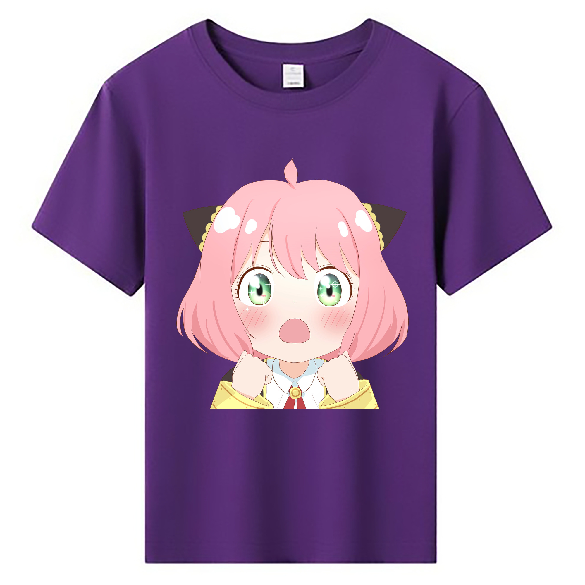 （画像用） SPY×FAMILY间谍家家酒 綿100％キッズTシャツ（フロントプリント）