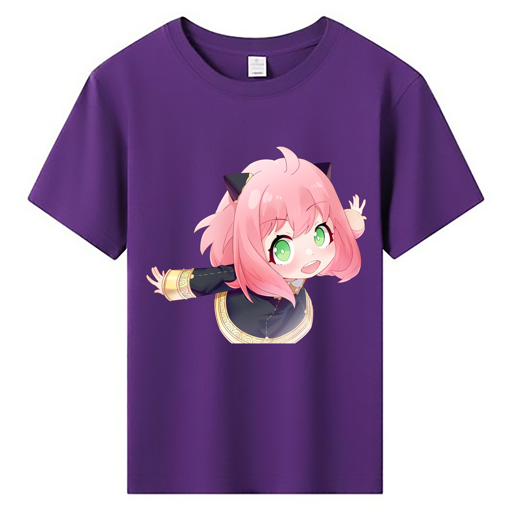 （画像用） SPY×FAMILY间谍家家酒 綿100％キッズTシャツ（フロントプリント）