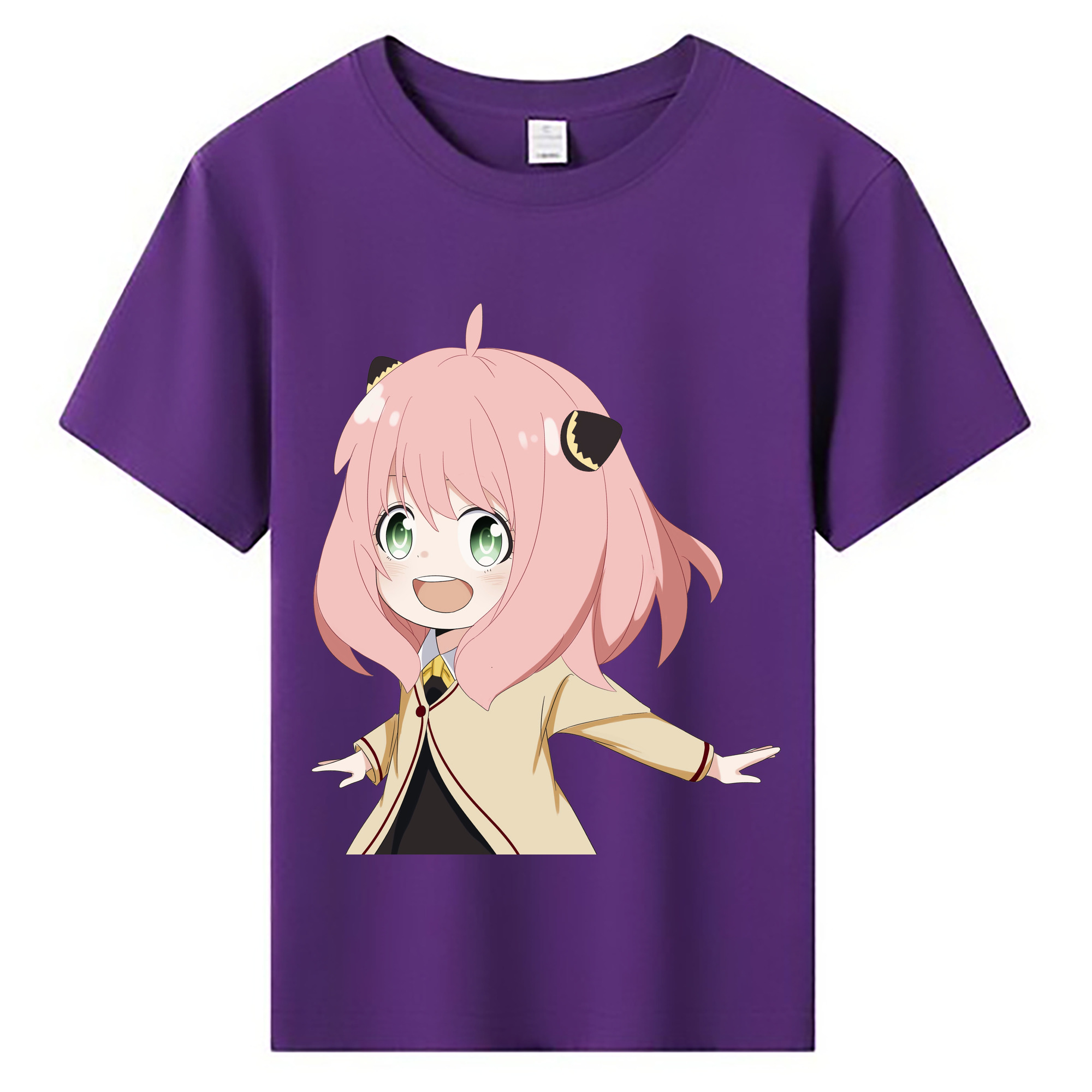 （画像用） SPY×FAMILY间谍家家酒 綿100％キッズTシャツ（フロントプリント）