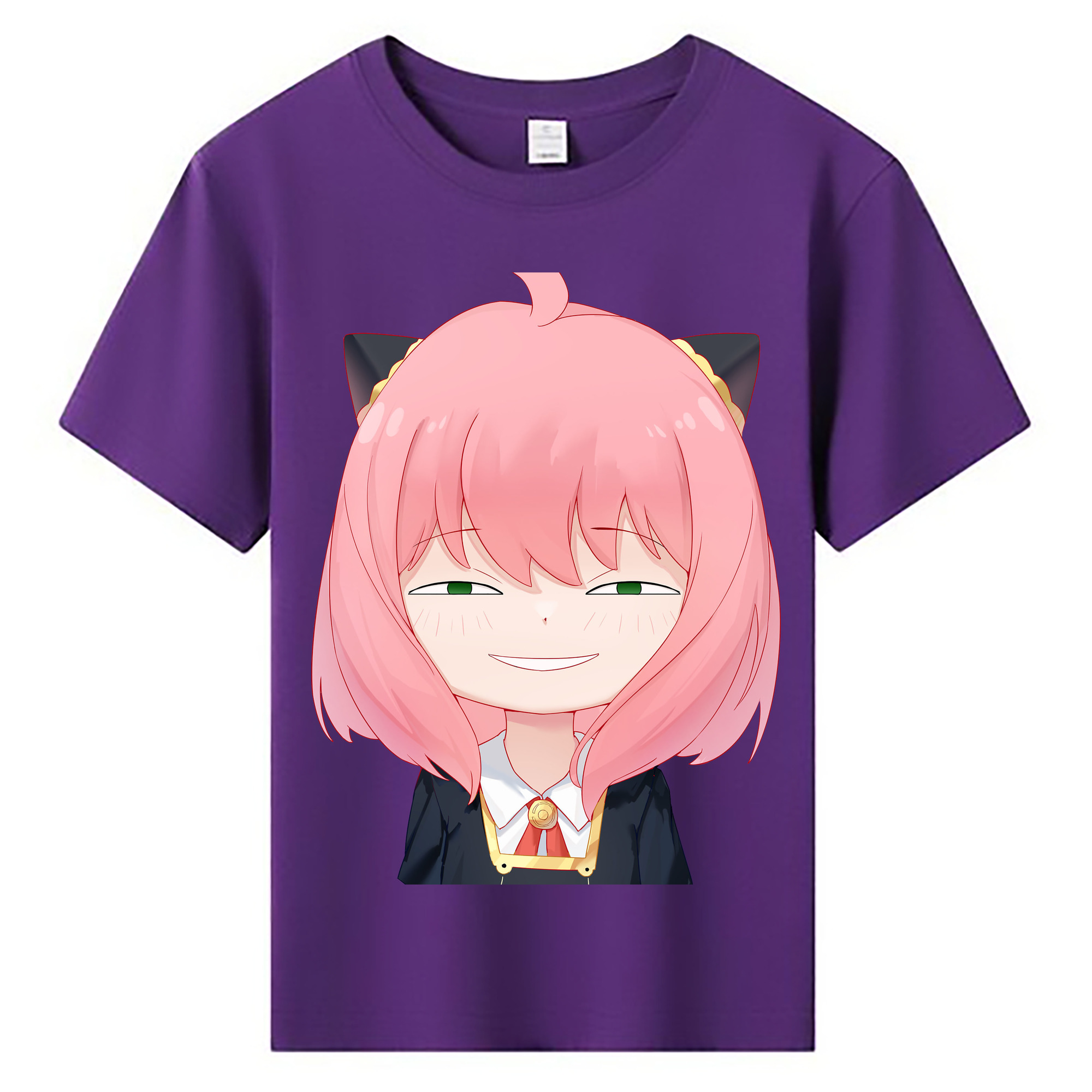 （画像用） SPY×FAMILY间谍家家酒 綿100％キッズTシャツ（フロントプリント）