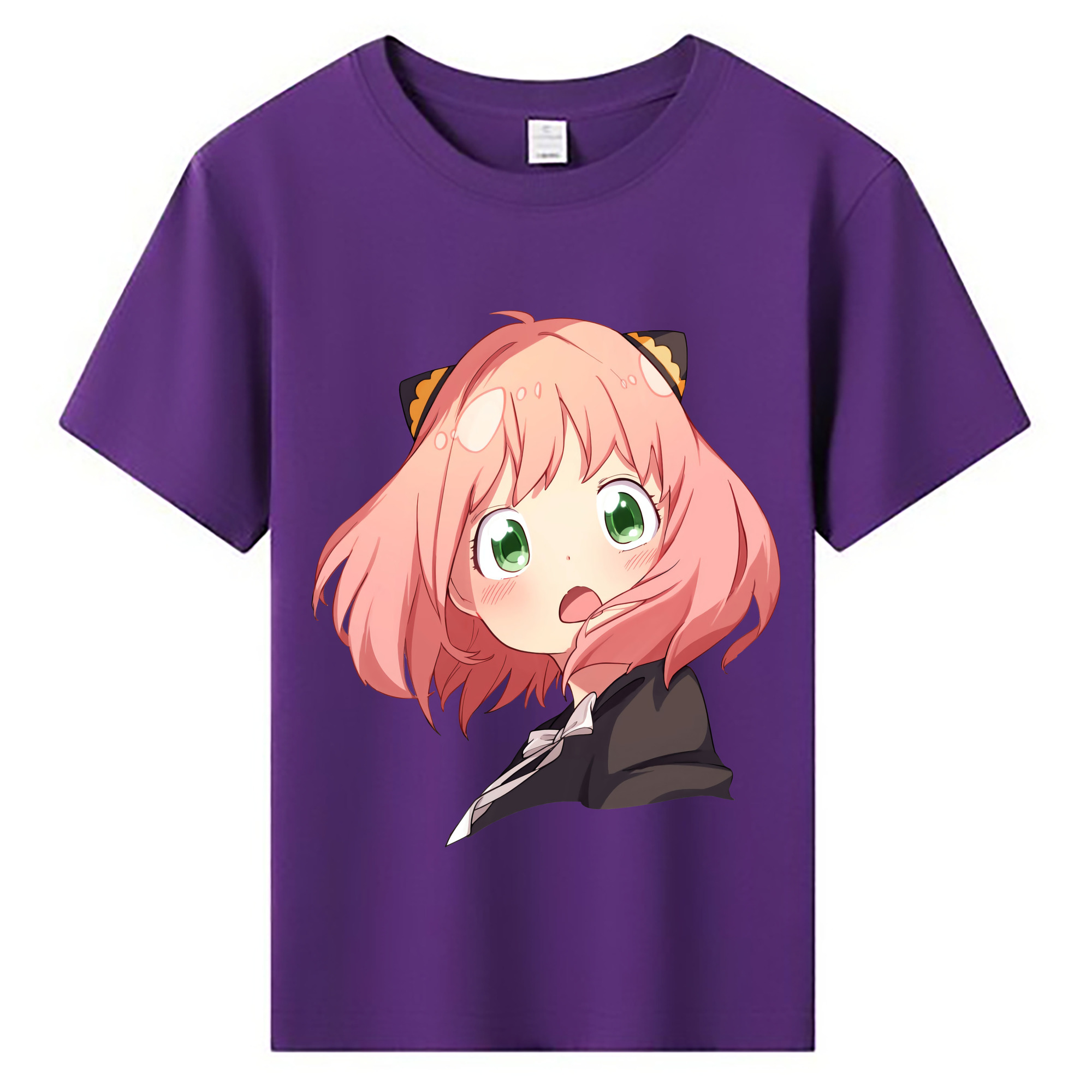 （画像用） SPY×FAMILY间谍家家酒 綿100％キッズTシャツ（フロントプリント）