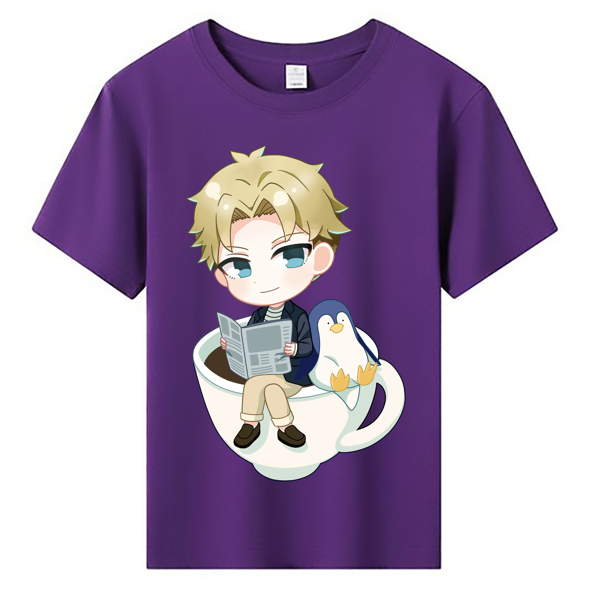 （画像用） SPY×FAMILY间谍家家酒 綿100％キッズTシャツ（フロントプリント）