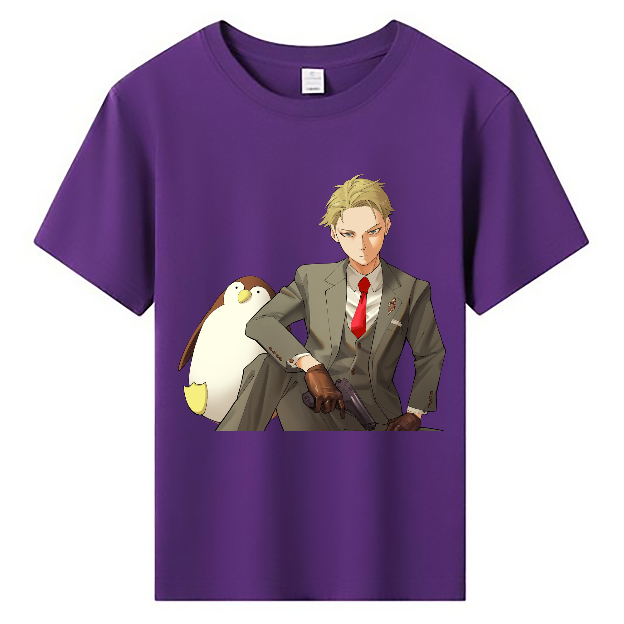 （画像用） SPY×FAMILY间谍家家酒 綿100％キッズTシャツ（フロントプリント）