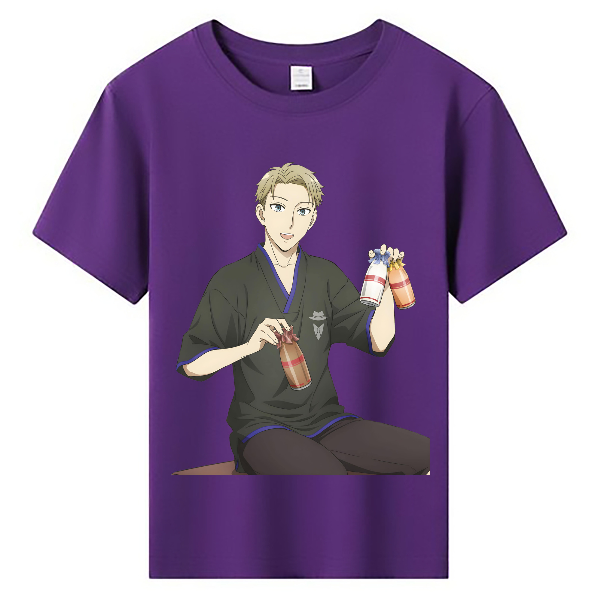 （画像用） SPY×FAMILY间谍家家酒 綿100％キッズTシャツ（フロントプリント）