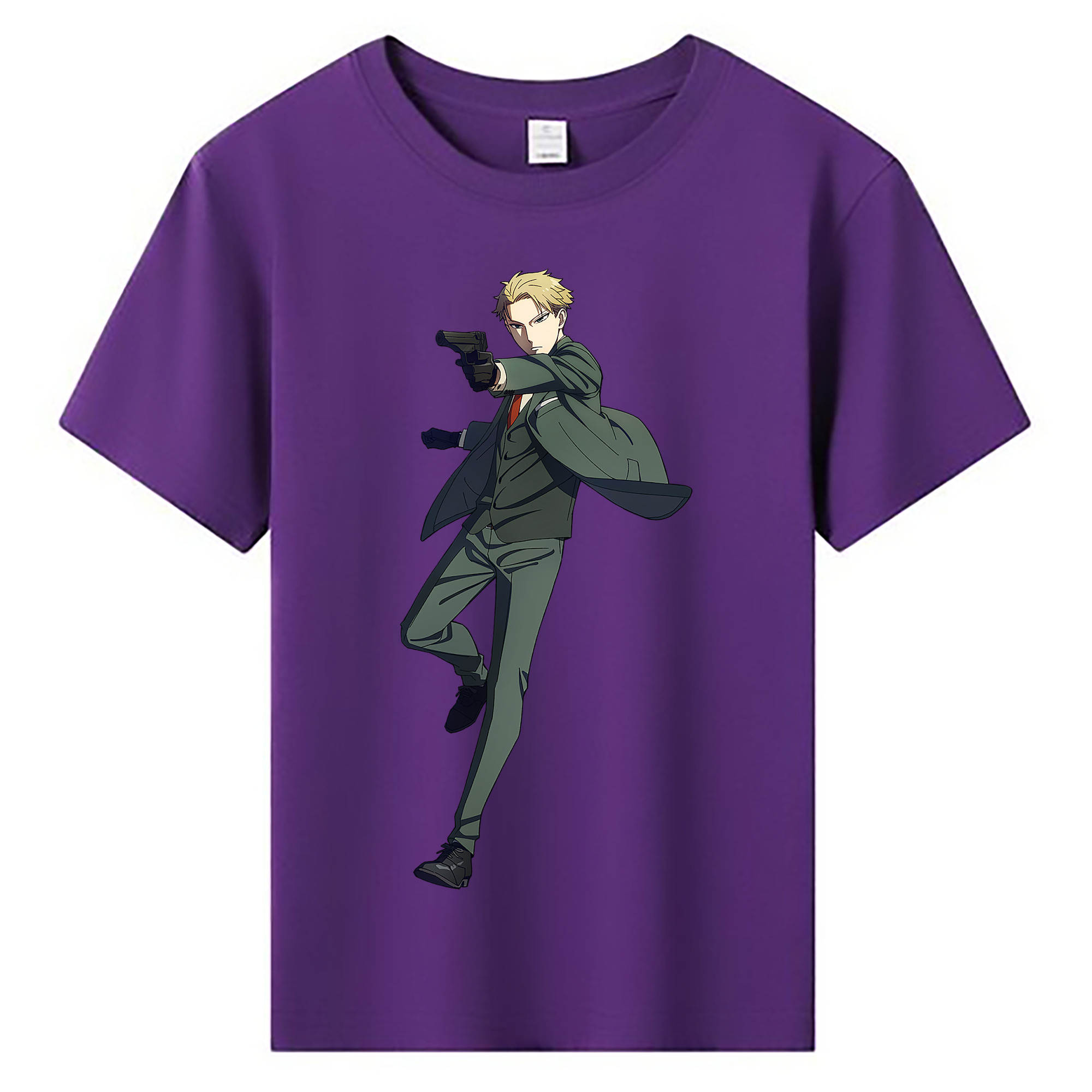 （画像用） SPY×FAMILY间谍家家酒 綿100％キッズTシャツ（フロントプリント）