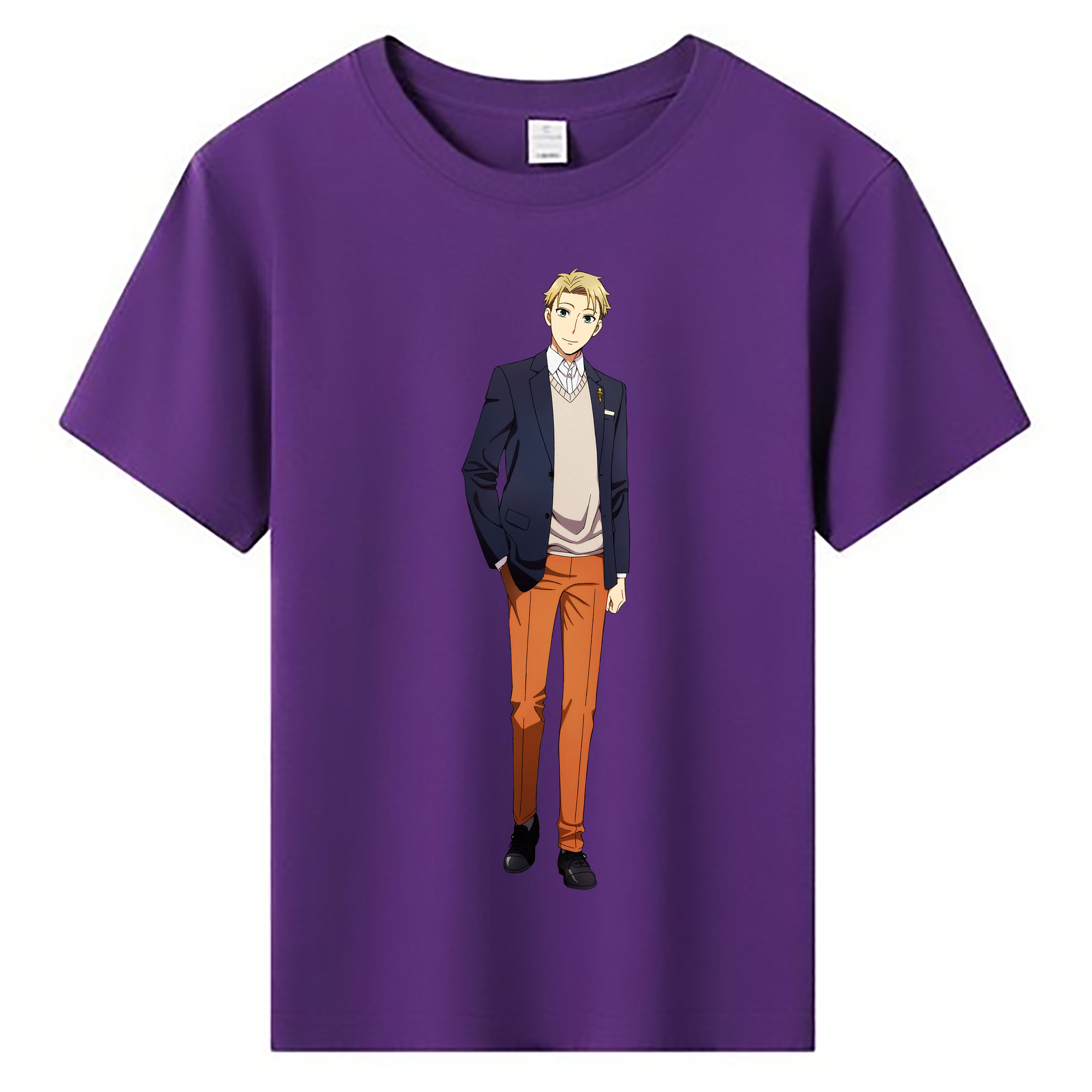 （画像用） SPY×FAMILY间谍家家酒 綿100％キッズTシャツ（フロントプリント）