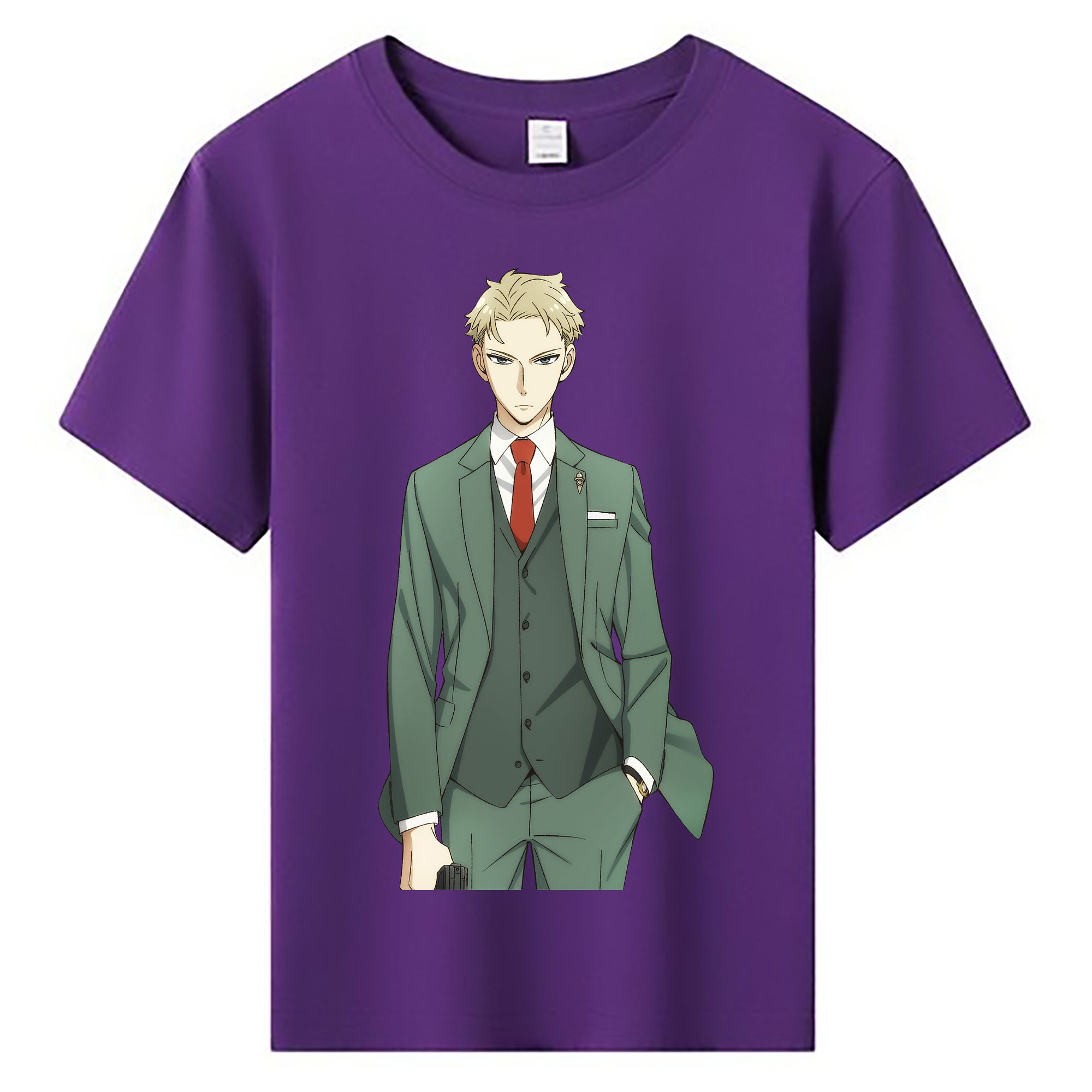 （画像用） SPY×FAMILY间谍家家酒 綿100％キッズTシャツ（フロントプリント）