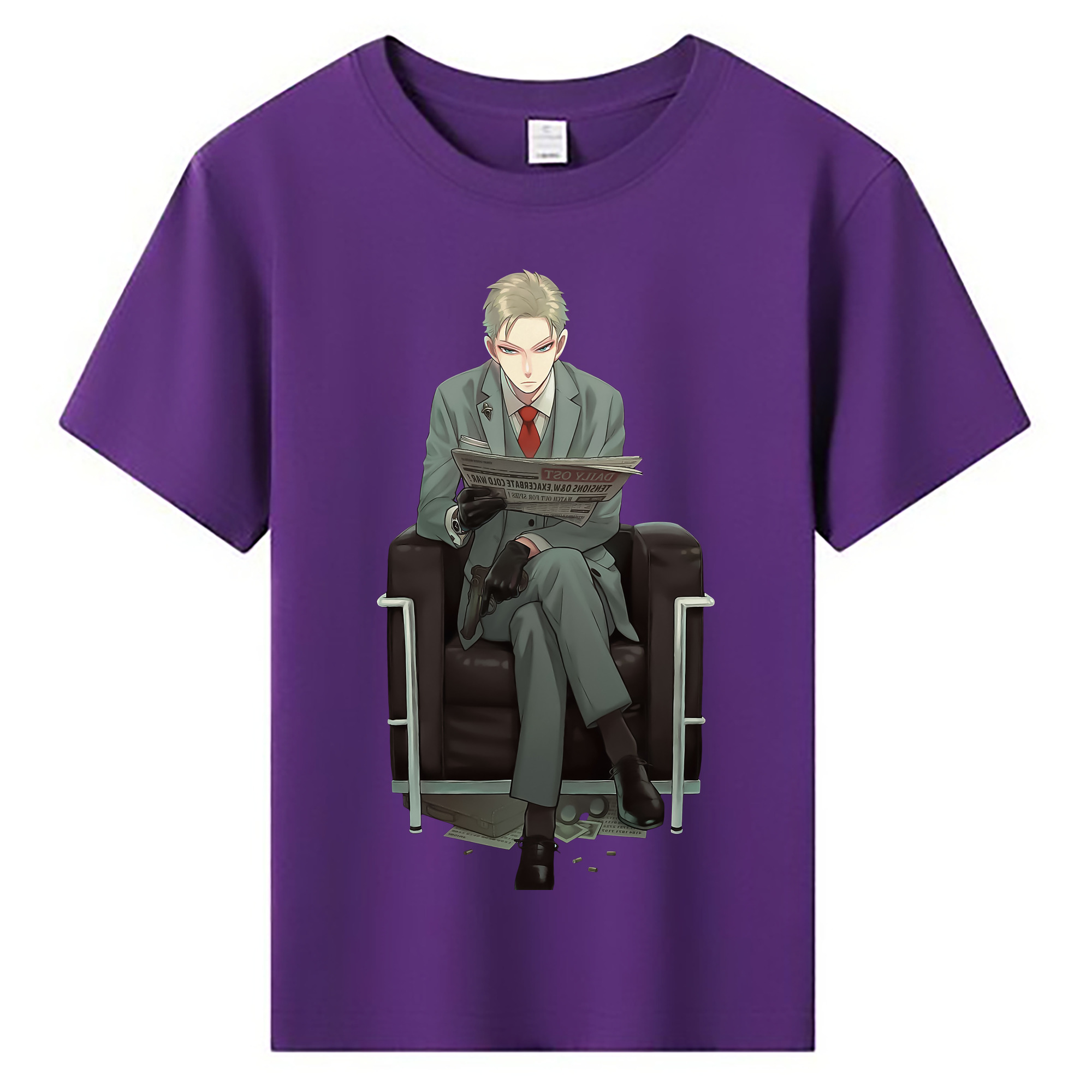 （画像用） SPY×FAMILY间谍家家酒 綿100％キッズTシャツ（フロントプリント）