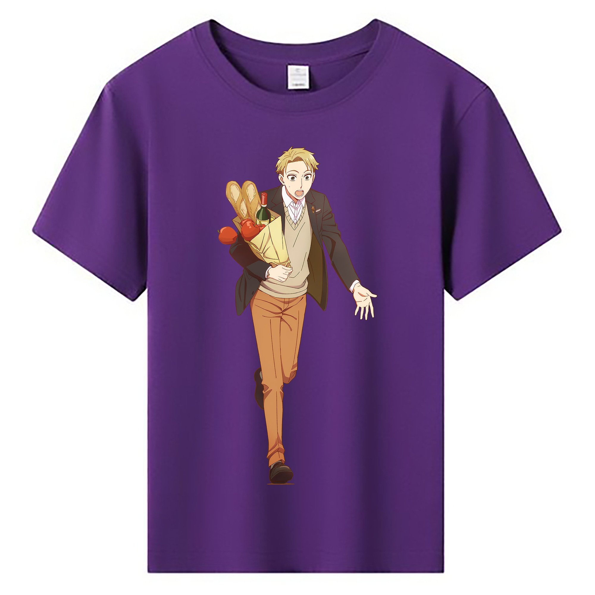 （画像用） SPY×FAMILY间谍家家酒 綿100％キッズTシャツ（フロントプリント）