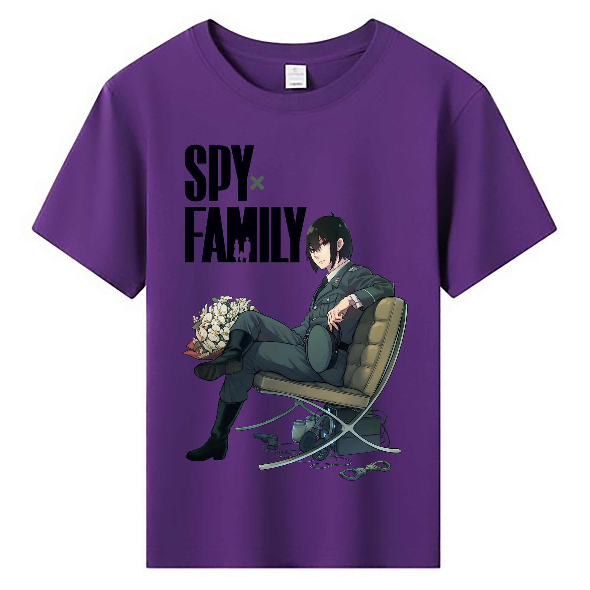 （画像用） SPY×FAMILY间谍家家酒 綿100％キッズTシャツ（フロントプリント）