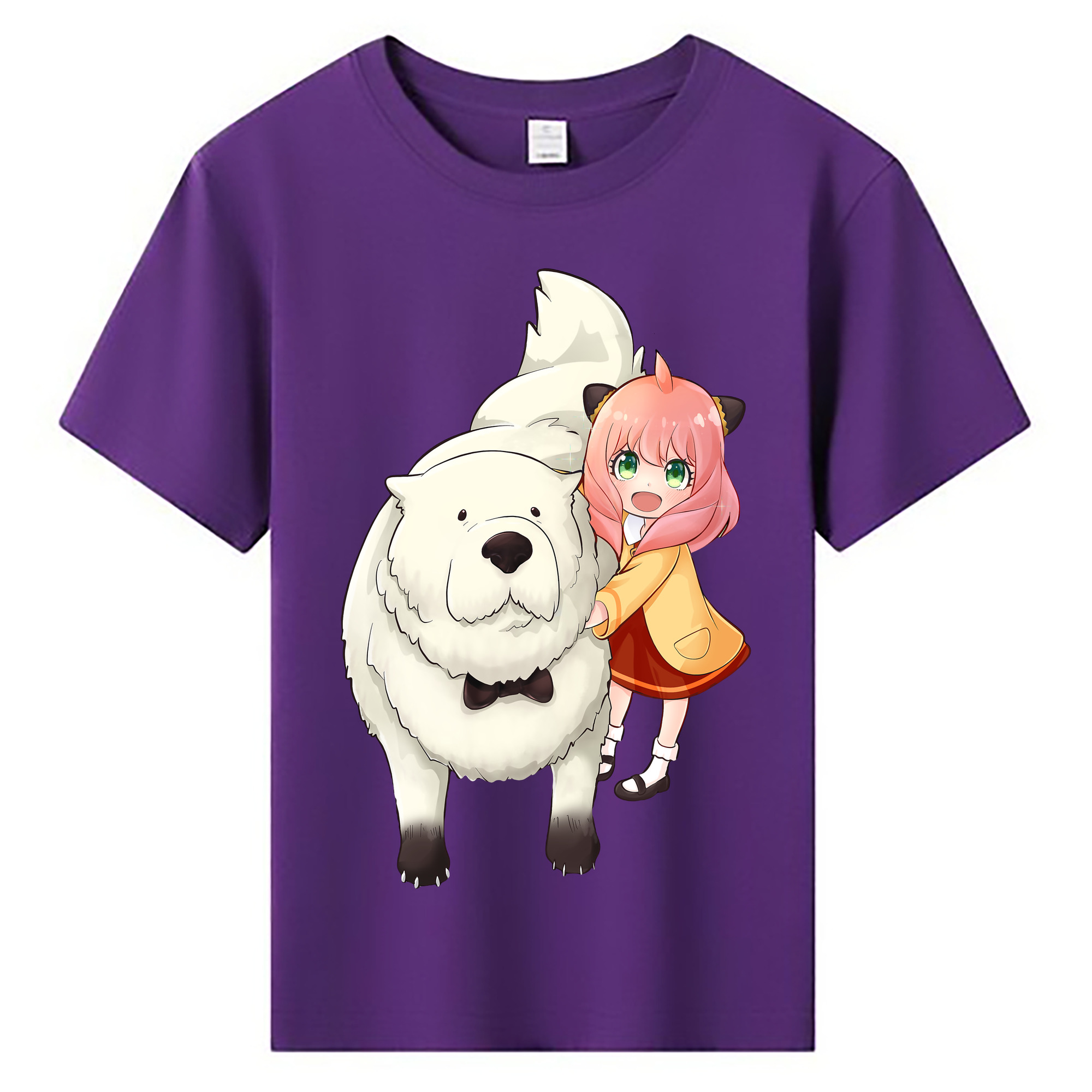 （画像用） SPY×FAMILY间谍家家酒 綿100％キッズTシャツ（フロントプリント）