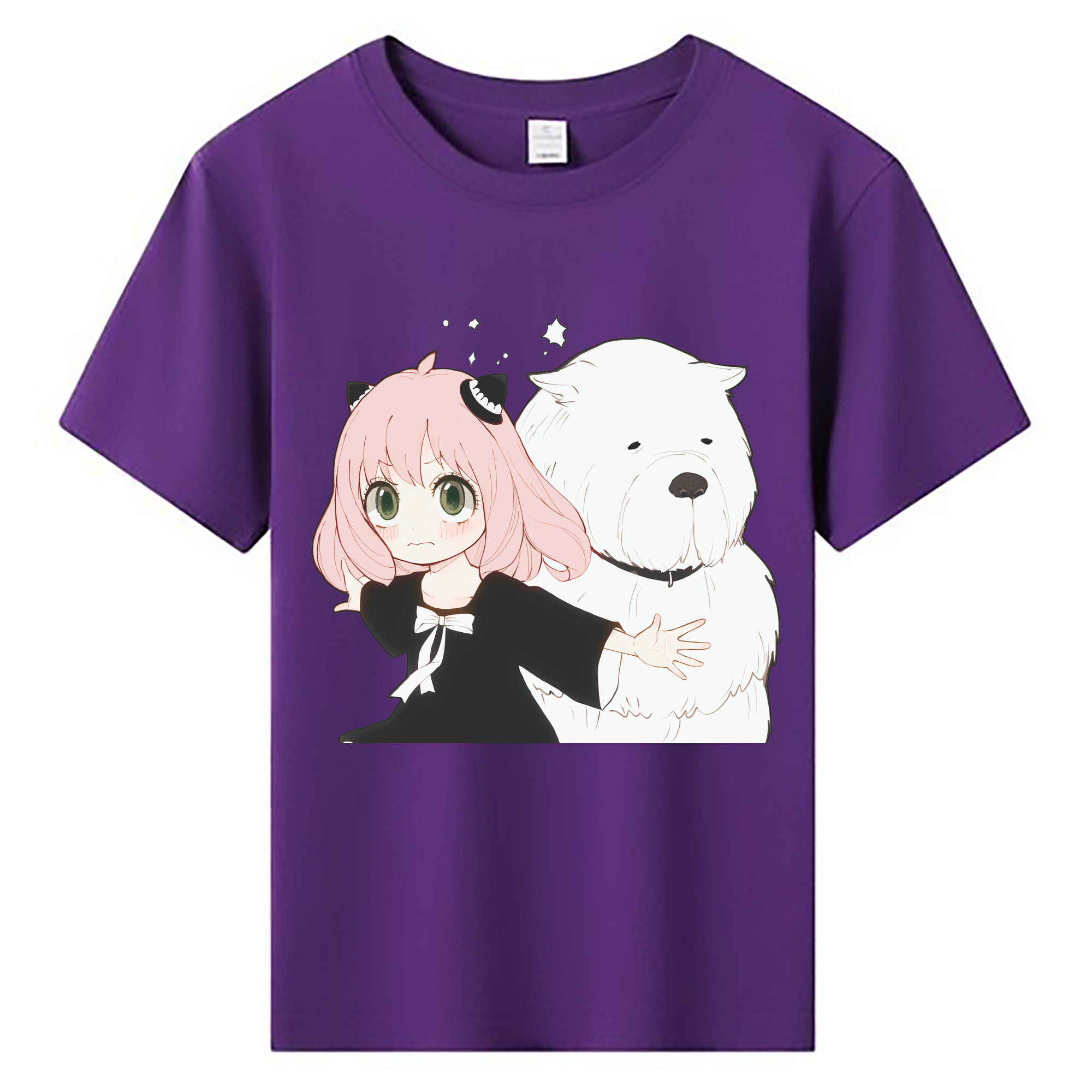 （画像用） SPY×FAMILY间谍家家酒 綿100％キッズTシャツ（フロントプリント）