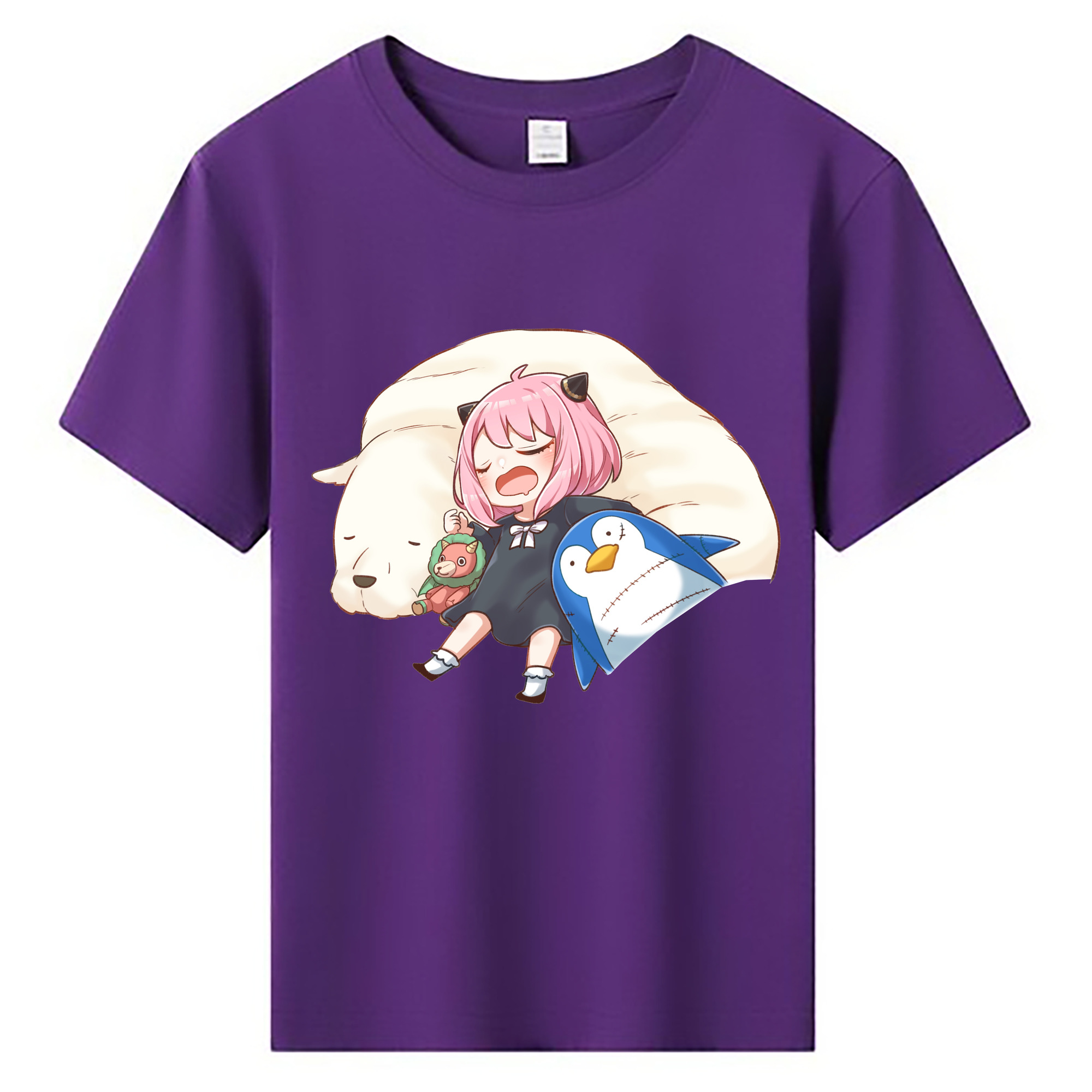 （画像用） SPY×FAMILY间谍家家酒 綿100％キッズTシャツ（フロントプリント）