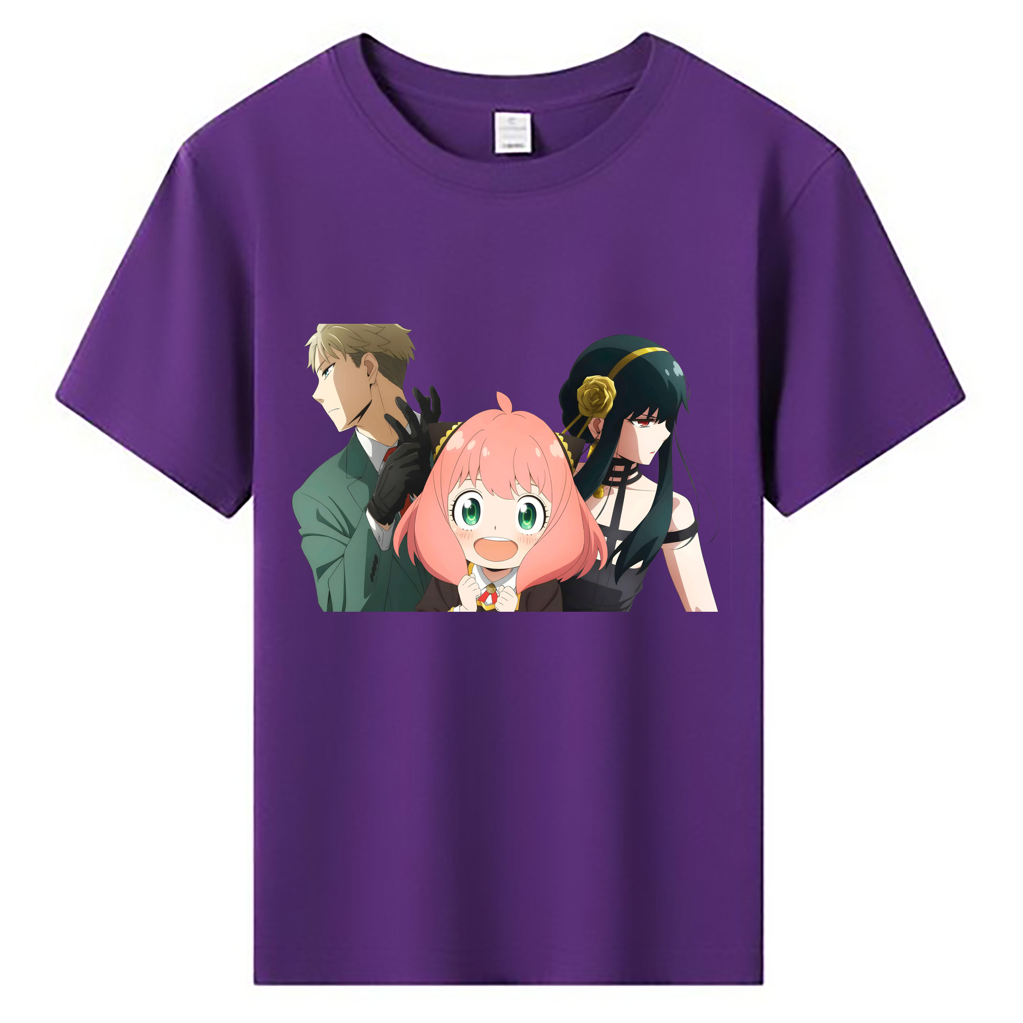 （画像用） SPY×FAMILY间谍家家酒 綿100％キッズTシャツ（フロントプリント）