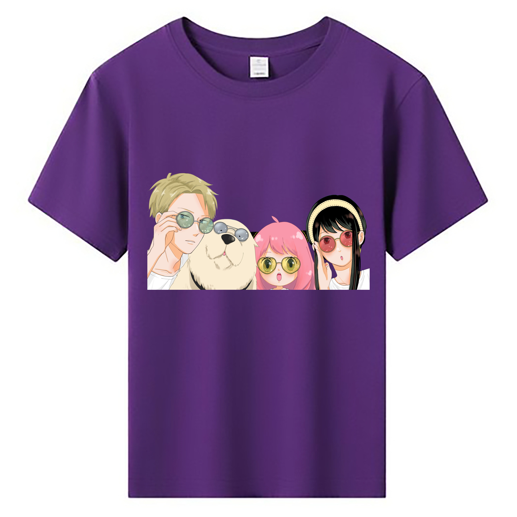 （画像用） SPY×FAMILY间谍家家酒 綿100％キッズTシャツ（フロントプリント）