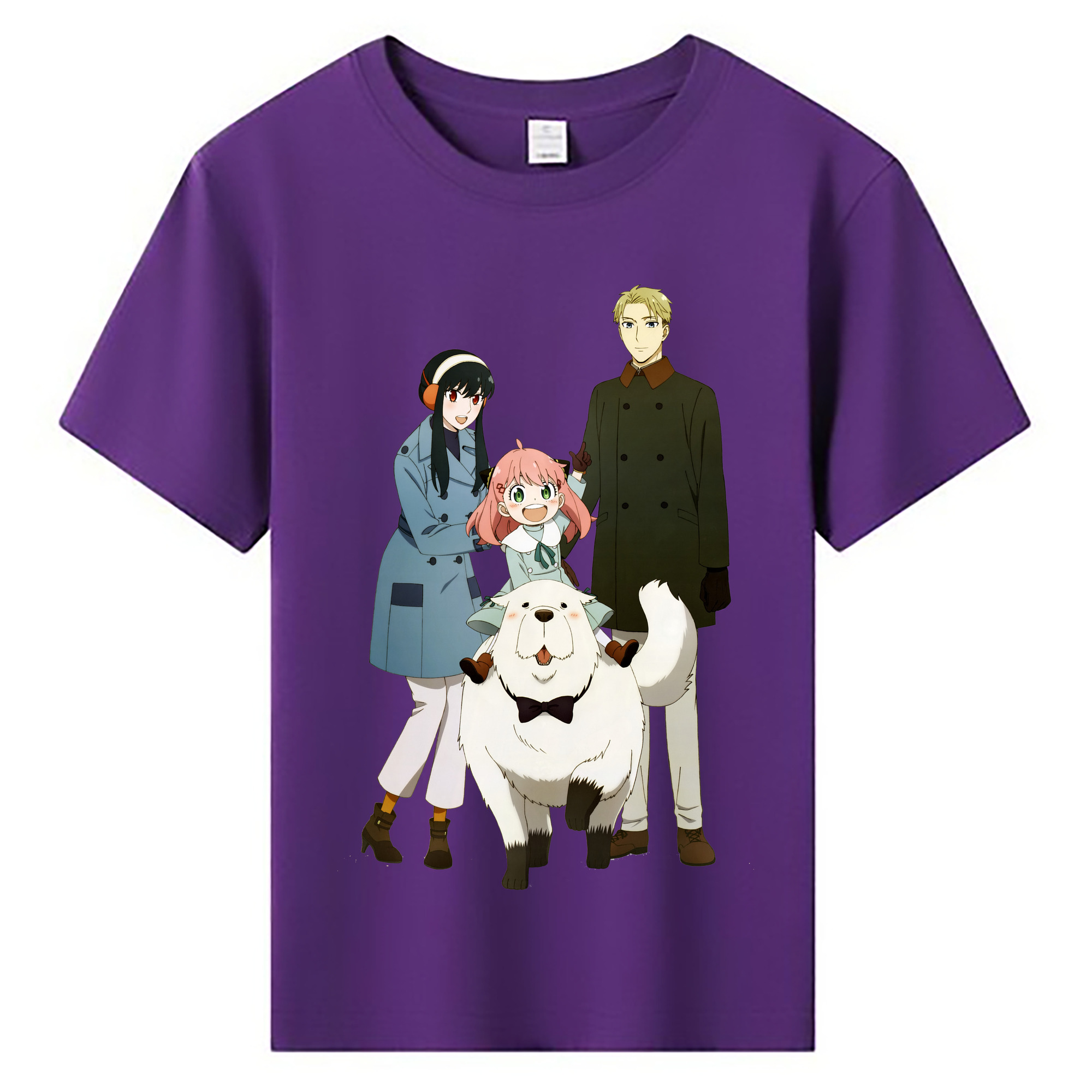 （画像用） SPY×FAMILY间谍家家酒 綿100％キッズTシャツ（フロントプリント）