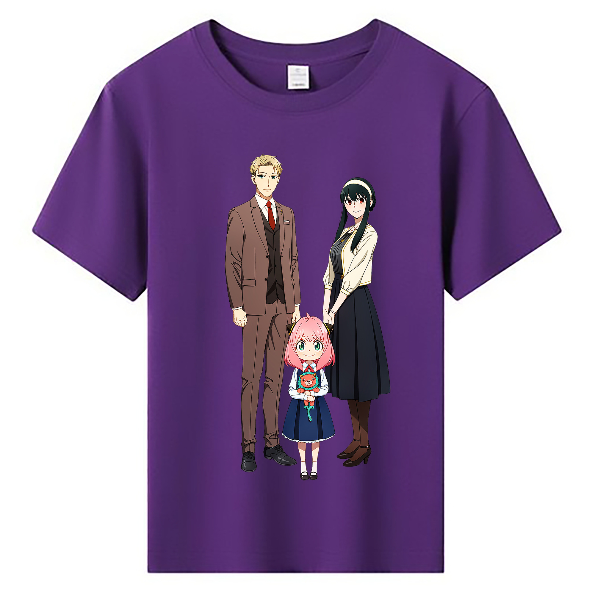 （画像用） SPY×FAMILY间谍家家酒 綿100％キッズTシャツ（フロントプリント）