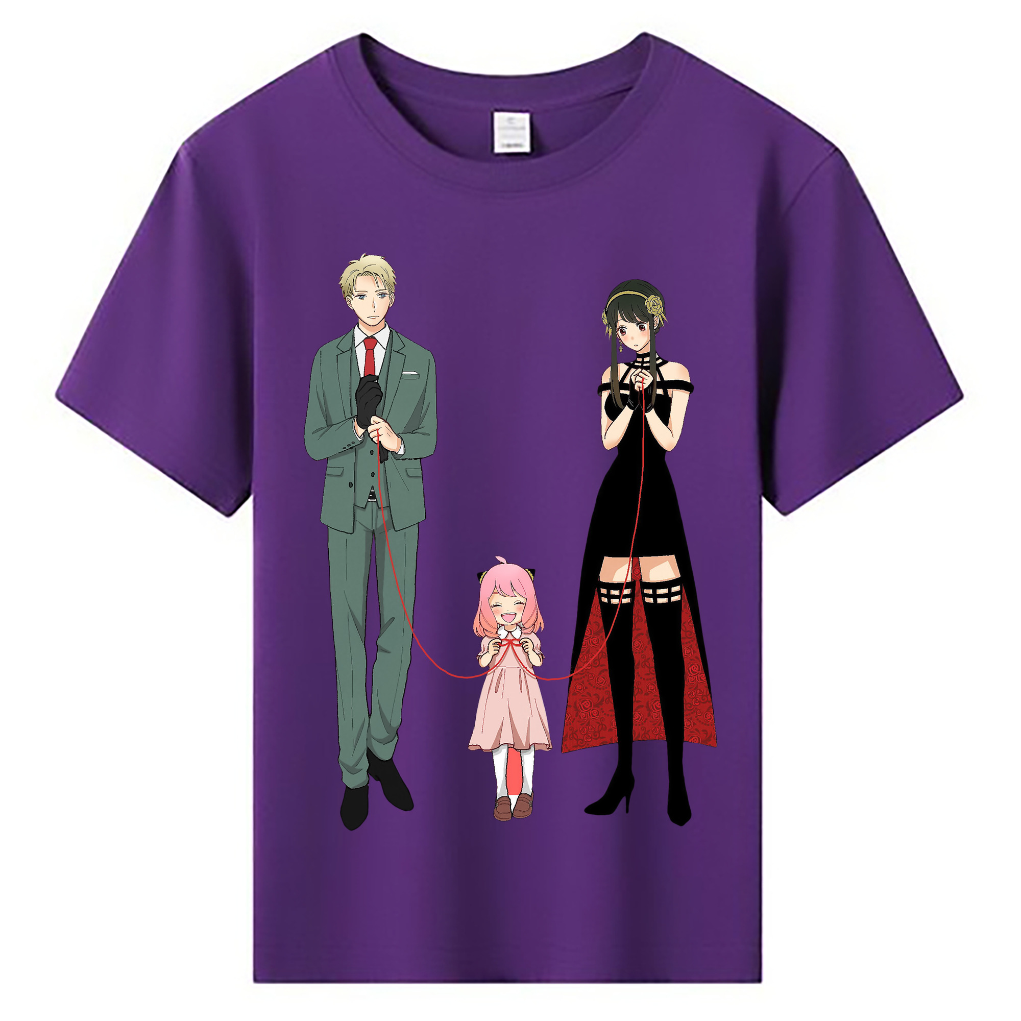 （画像用） SPY×FAMILY间谍家家酒 綿100％キッズTシャツ（フロントプリント）