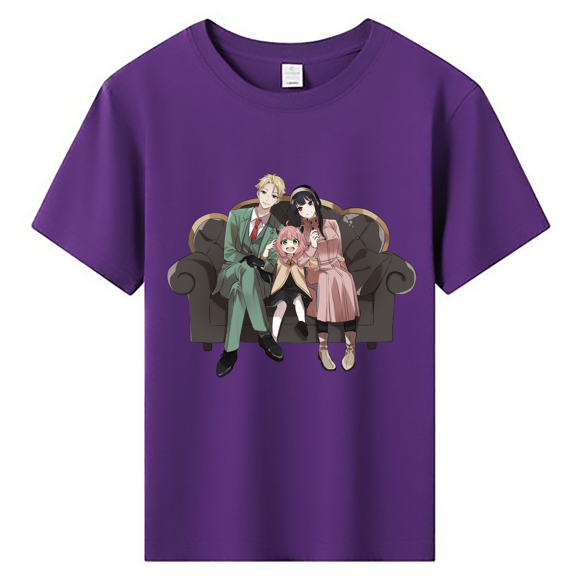 （画像用） SPY×FAMILY间谍家家酒 綿100％キッズTシャツ（フロントプリント）