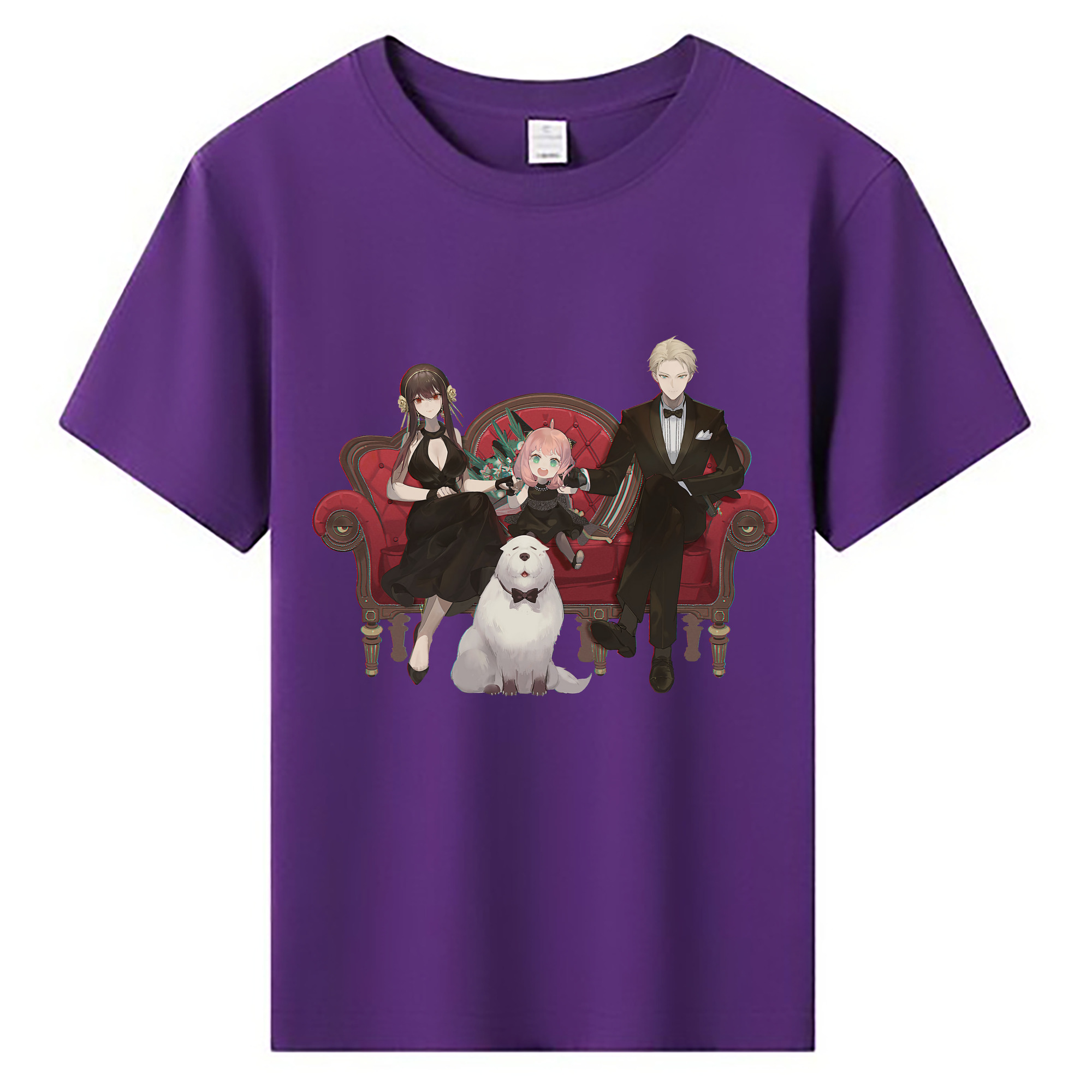 （画像用） SPY×FAMILY间谍家家酒 綿100％キッズTシャツ（フロントプリント）