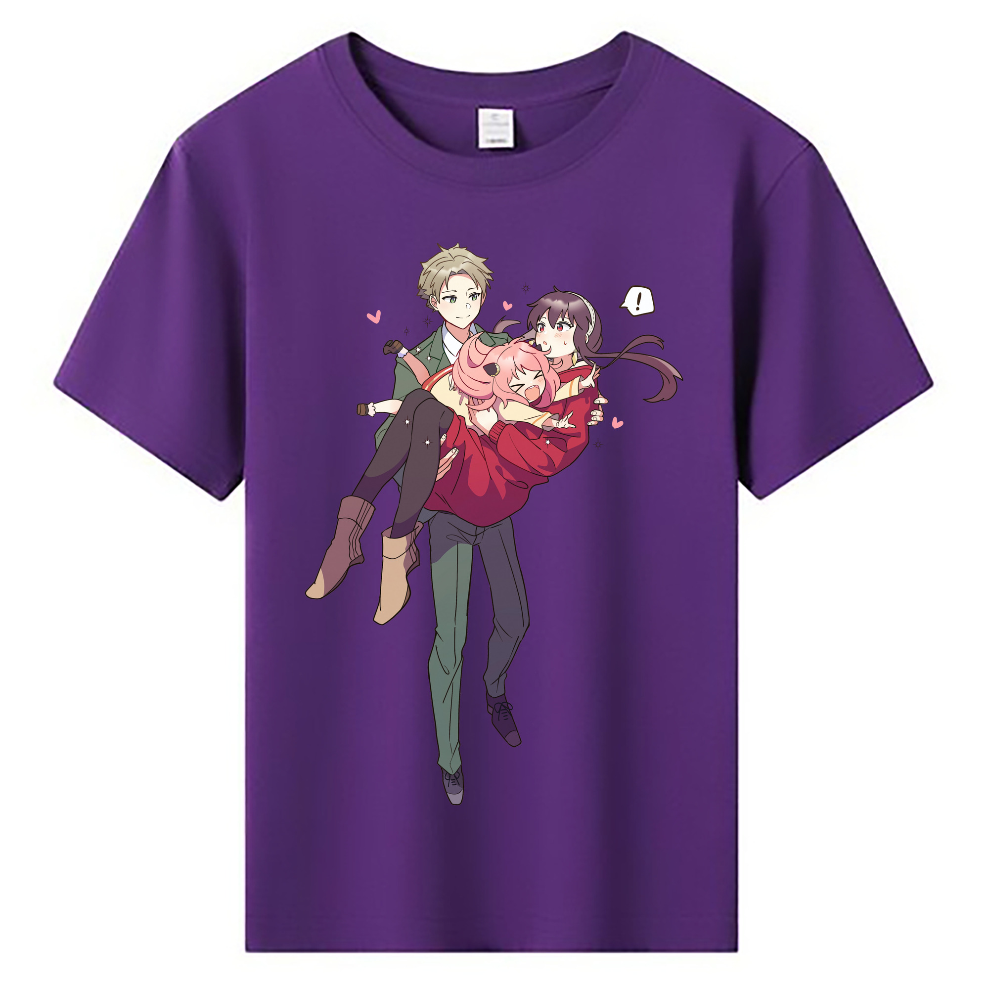 （画像用） SPY×FAMILY间谍家家酒 綿100％キッズTシャツ（フロントプリント）